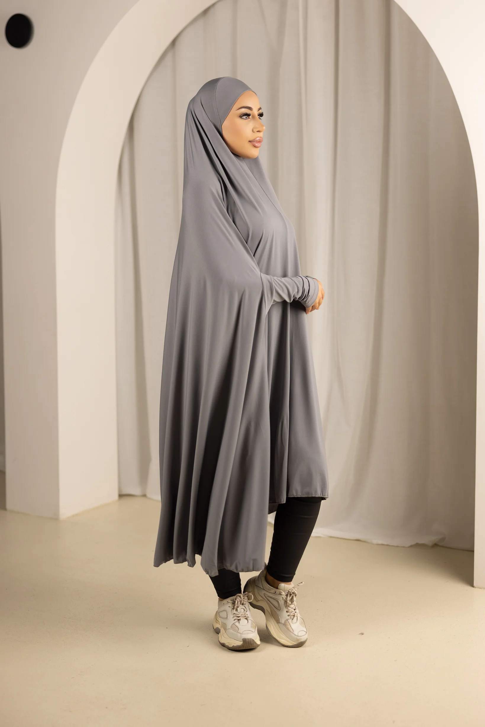 Sleeve Jilbab Panel Fit - Shades of Grey - Image 4