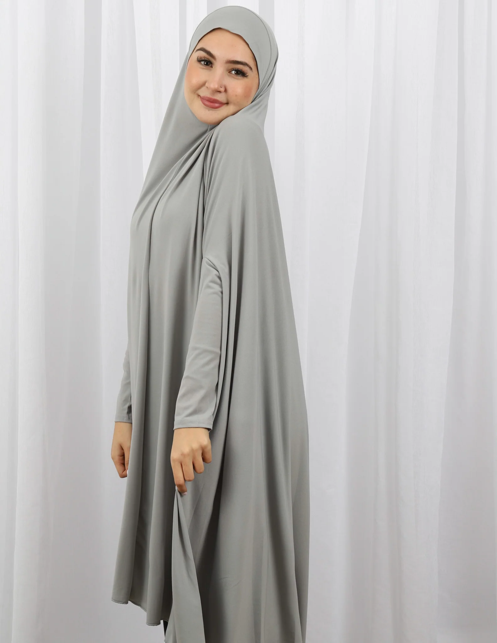 Sleeve Jilbab Panel Fit - Shades of Grey - Image 6