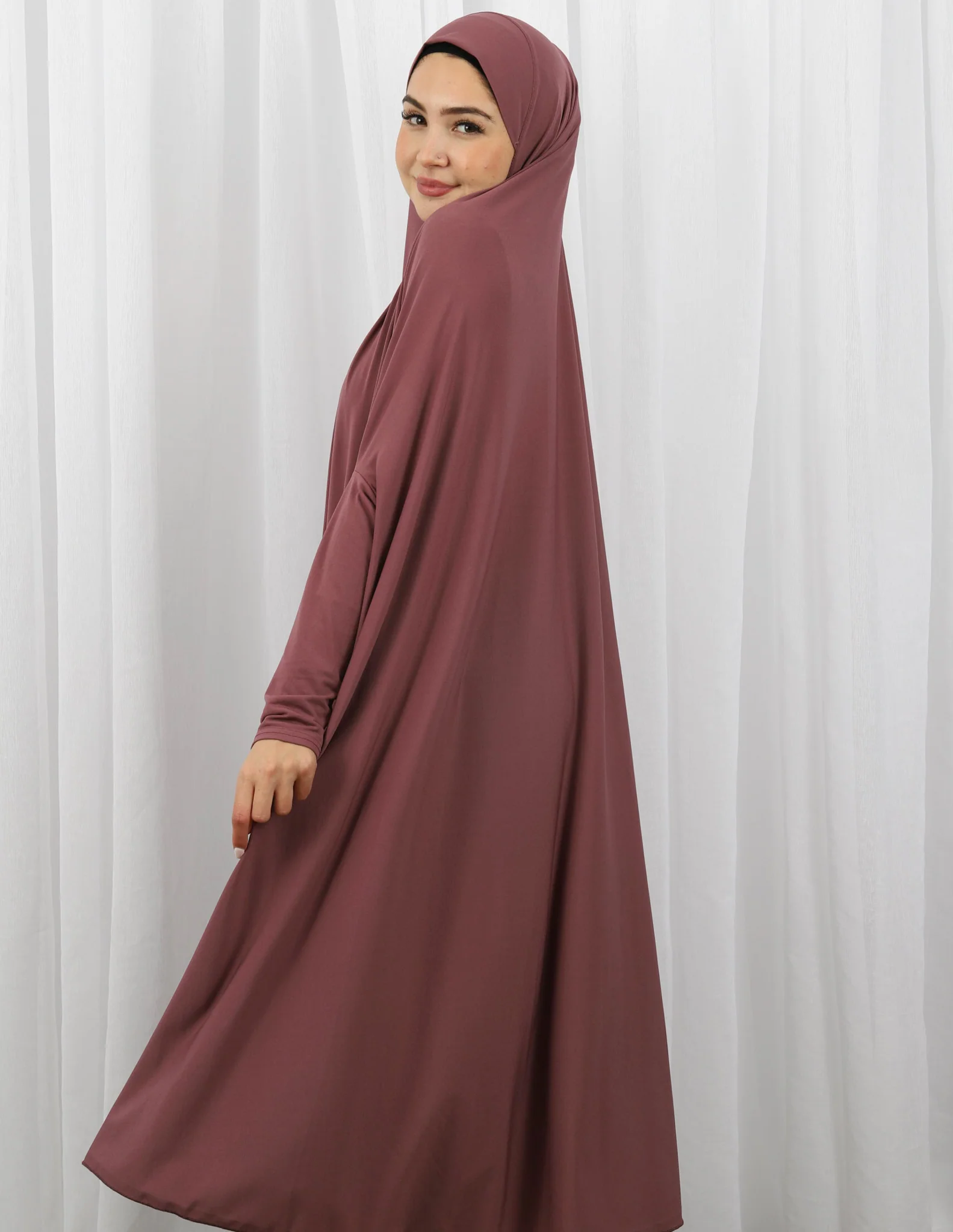 Sleeve Jilbab Panel Fit - Shades of Purple - Image 5