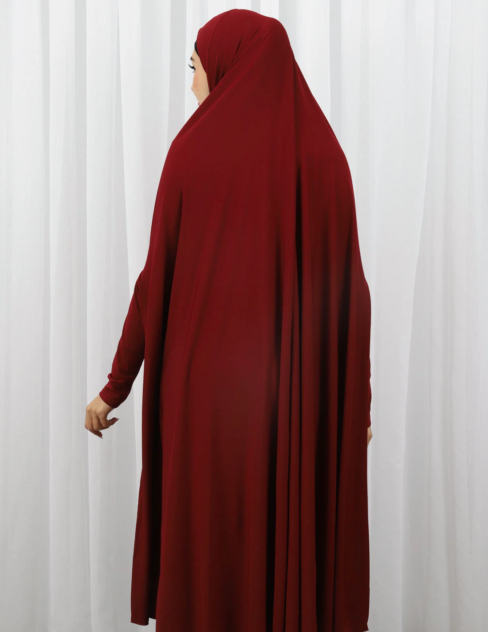 Sleeve Jilbab Panel Fit - Shades of Red - Image 10