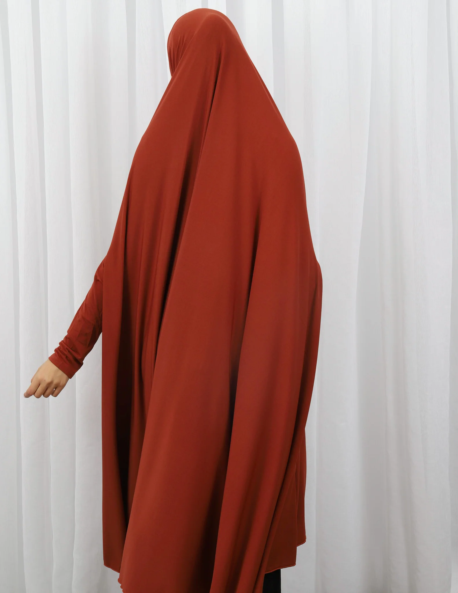 Sleeve Jilbab Panel Fit - Shades of Red - Image 7
