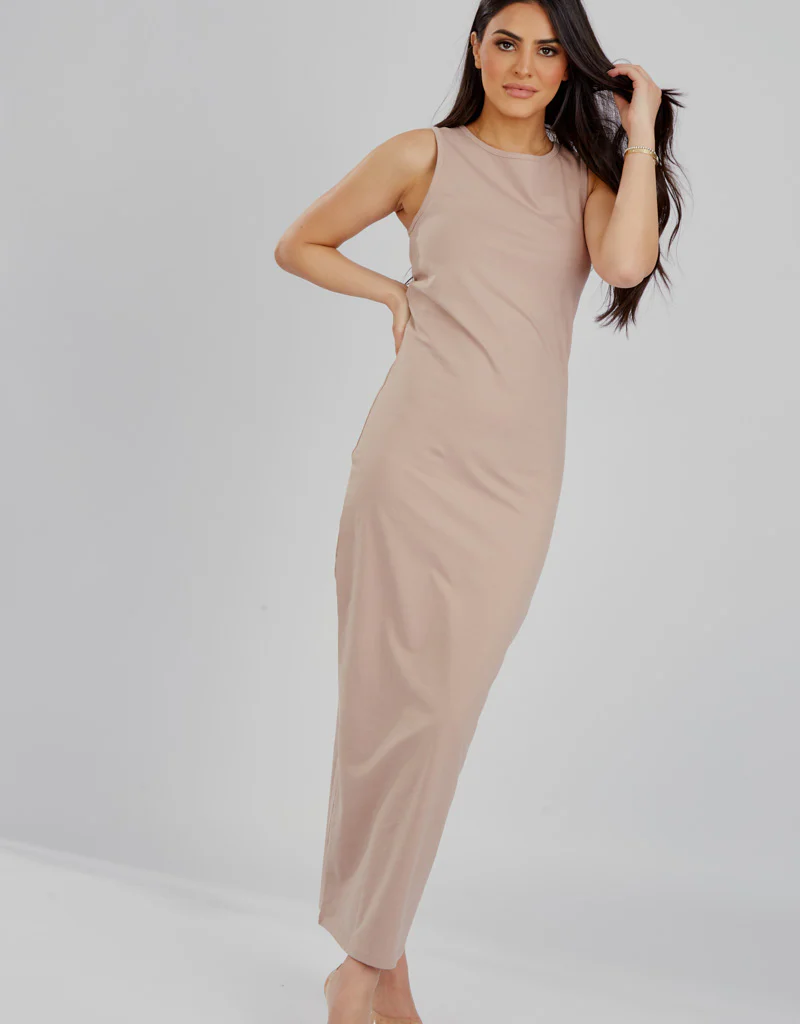 Sleeveless Cotton Body Dress - Image 9