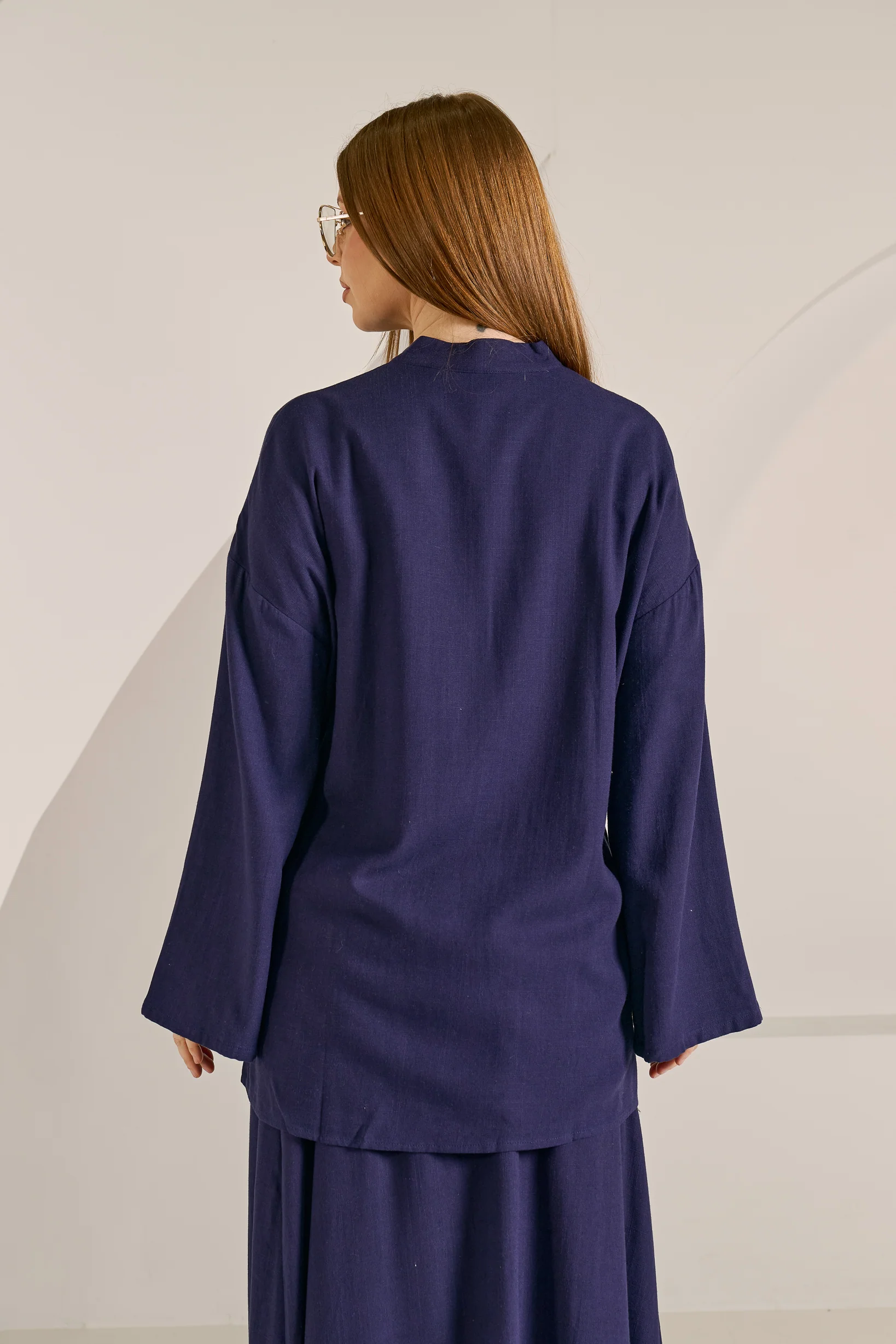 Soleil Sari Navy Bundle - Image 4