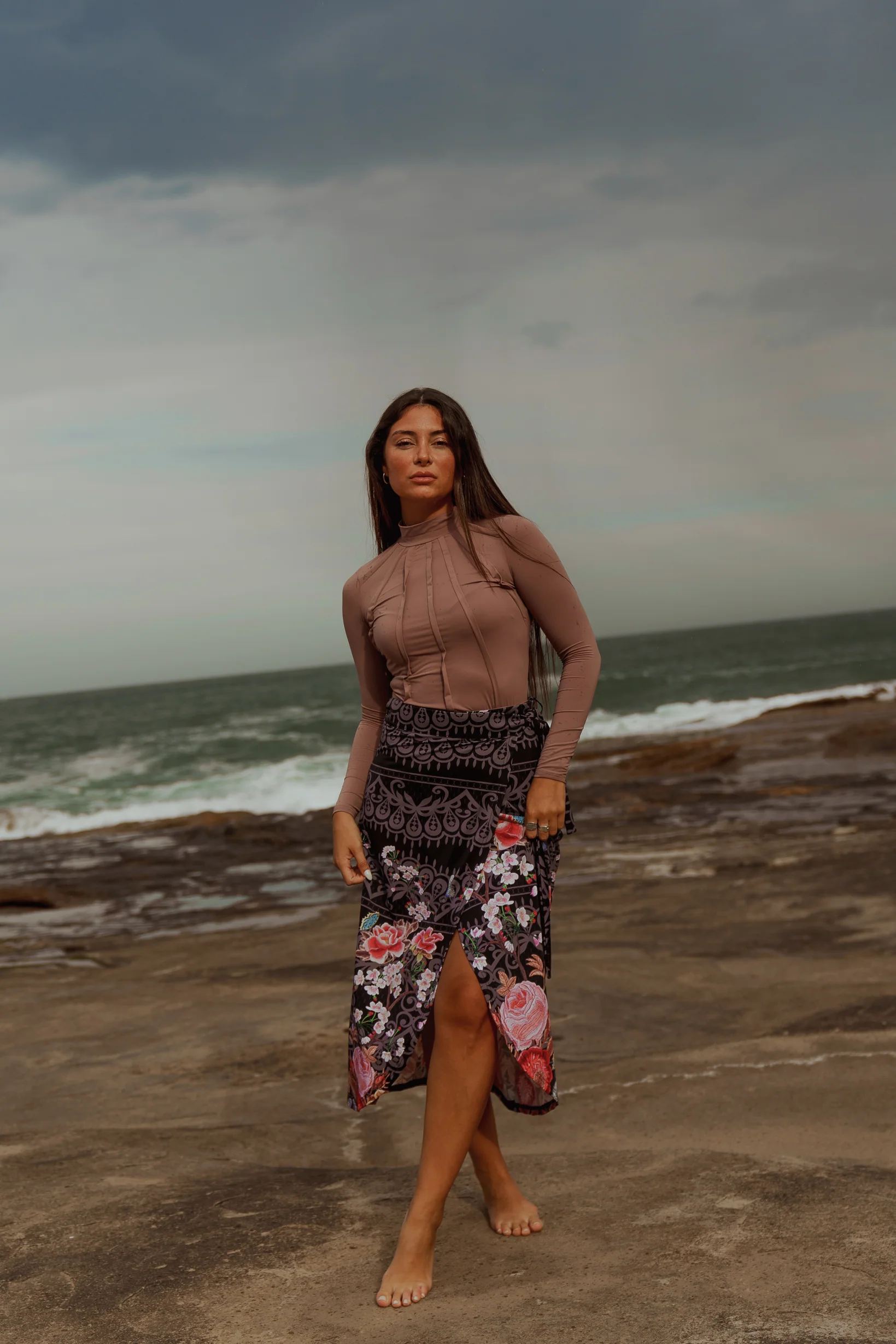Spanish Rose Swim Sarong - Image 3