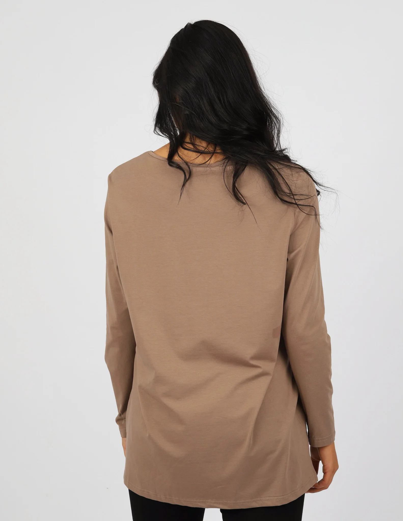 Sporty Straight Hem Top - Light Shades - Image 4