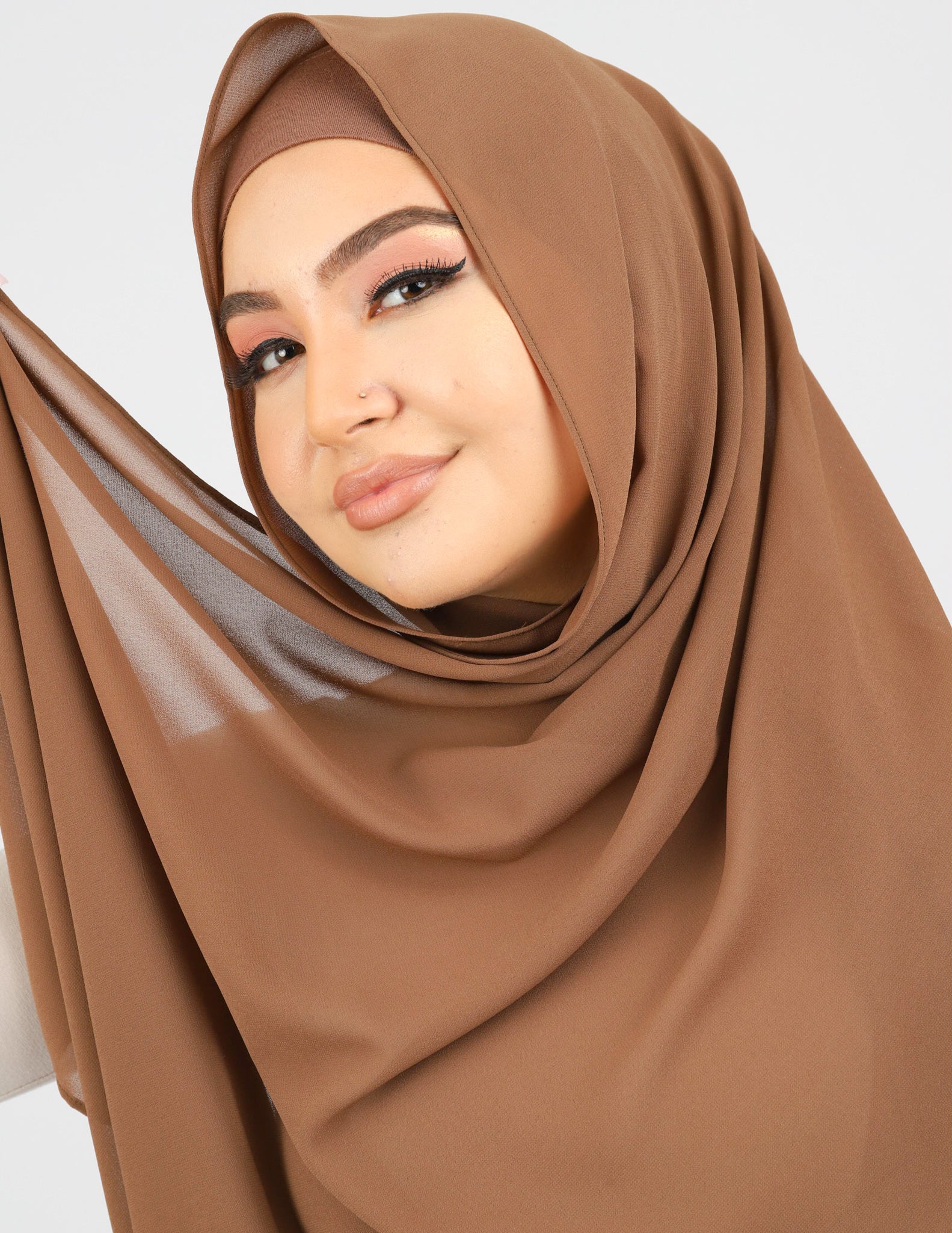 Staple Chiffon Shawl - Dark Shades - Image 3