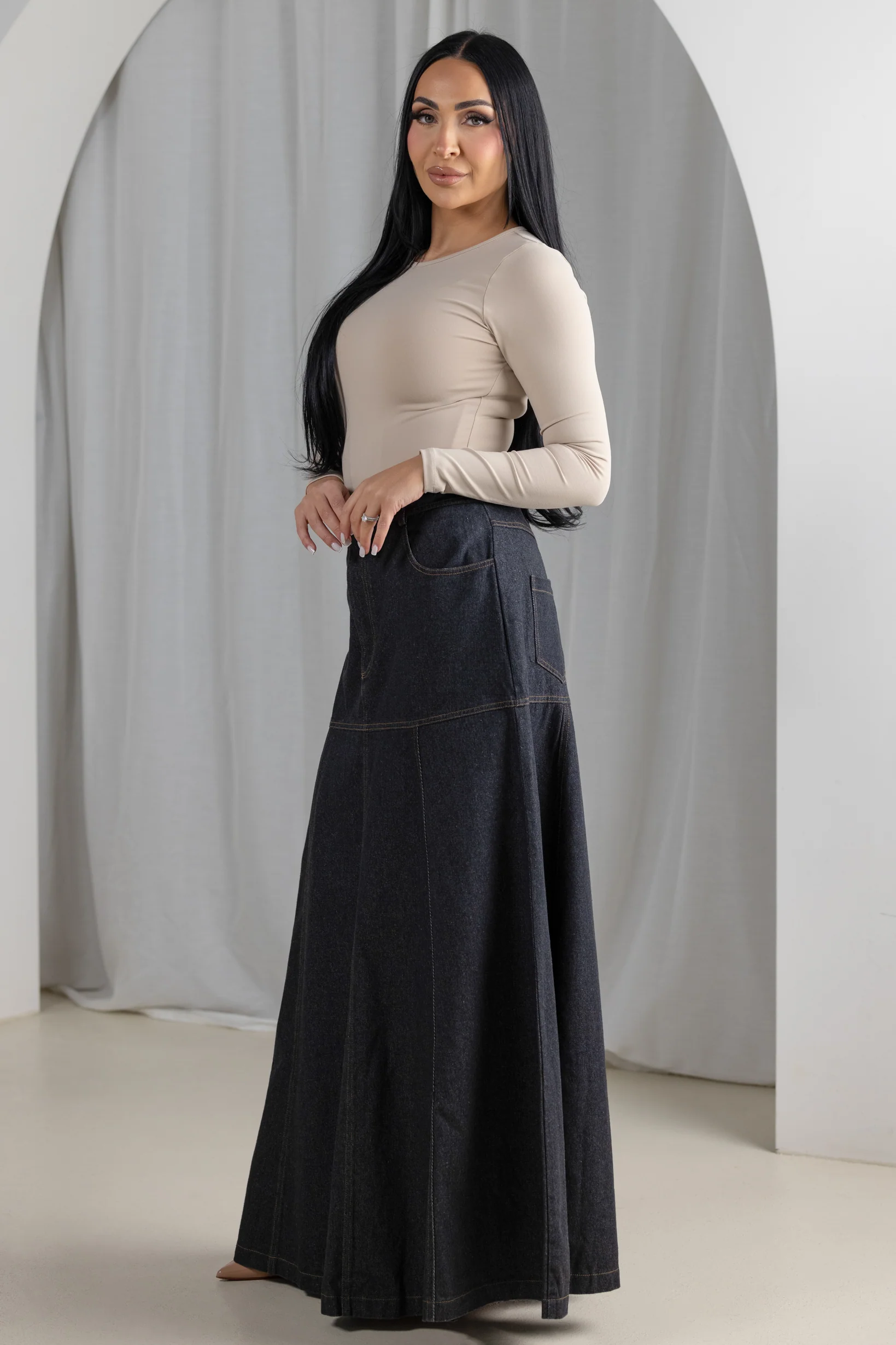 Staple Denim Skirt - Image 3