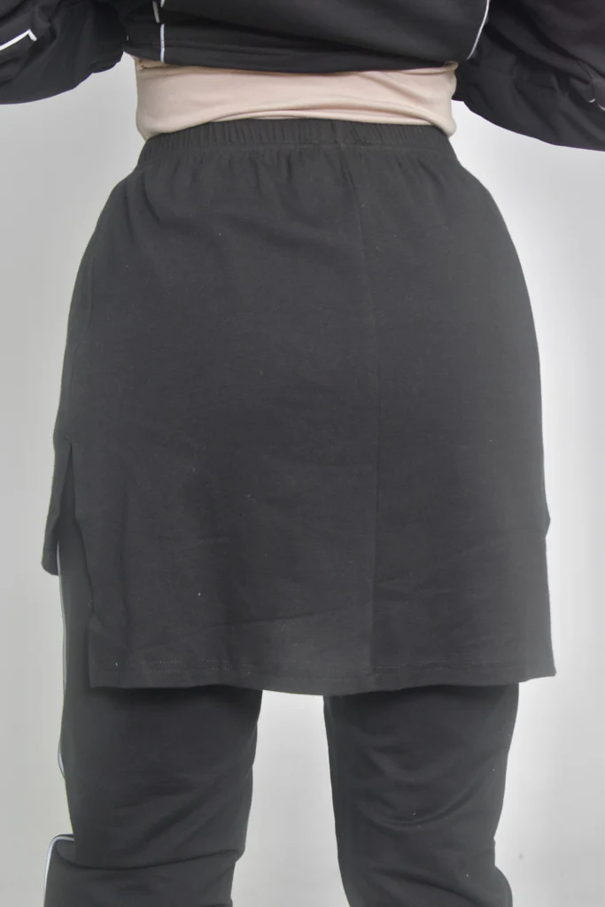 Straight Hi Lo Layering Skirt - Image 7