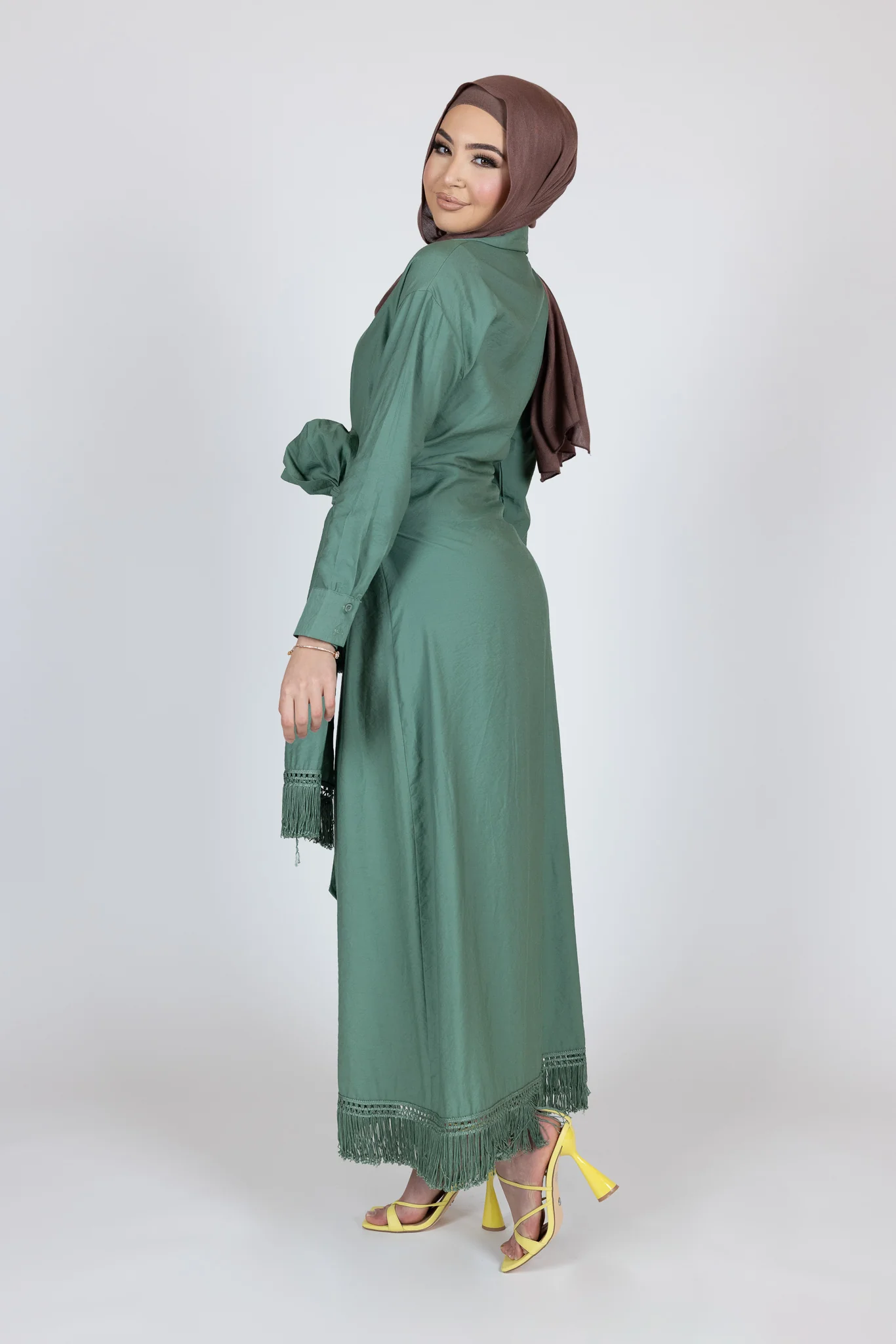 Tassel Wrap Dress Aviva - Image 18