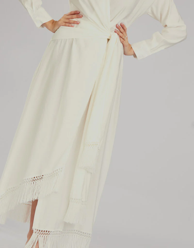 Tassel Wrap Dress Aviva - Image 25