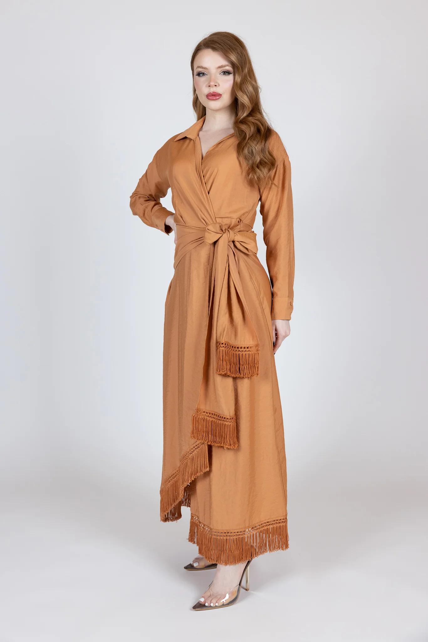 Tassel Wrap Dress Aviva - Image 5