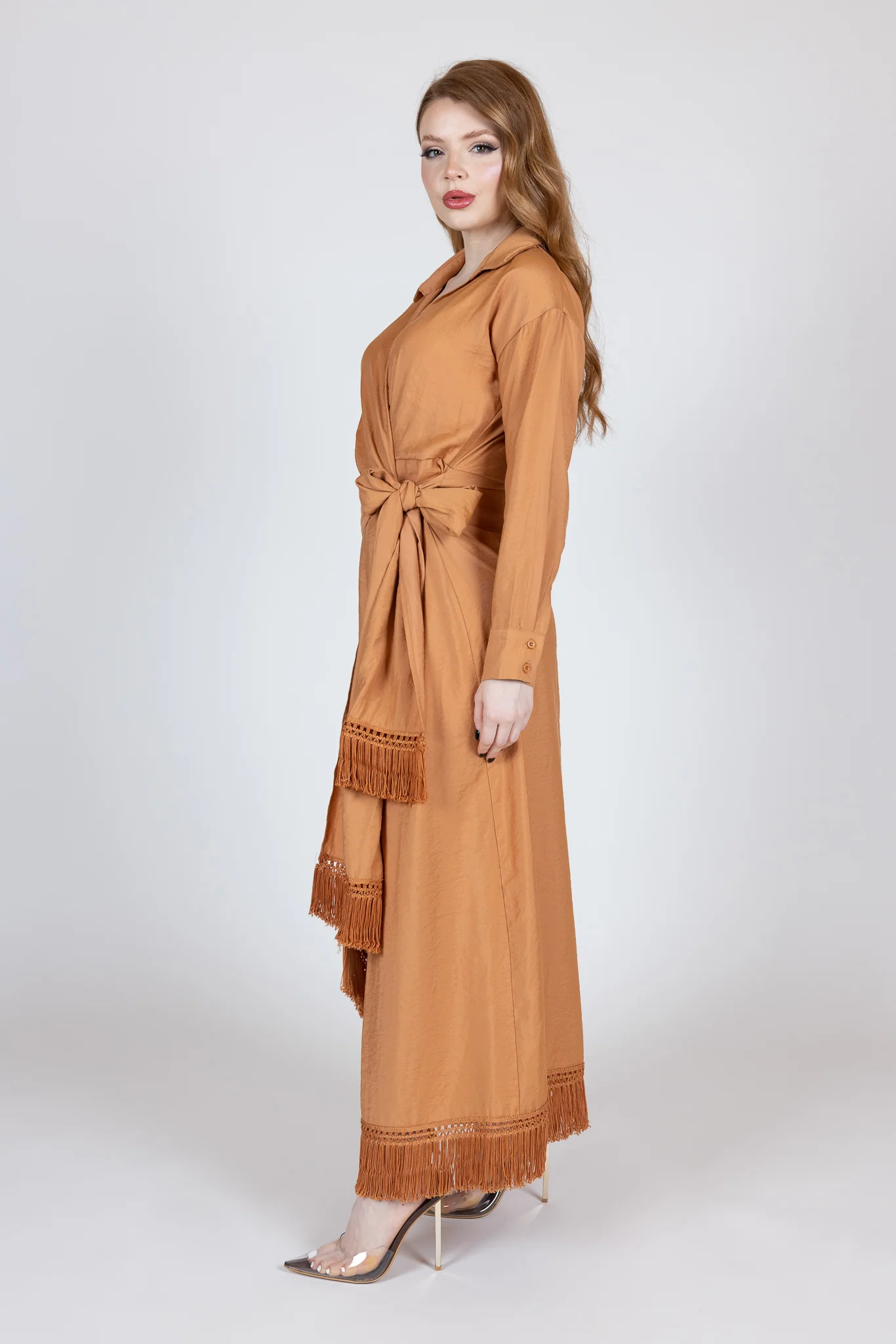Tassel Wrap Dress Aviva - Image 6