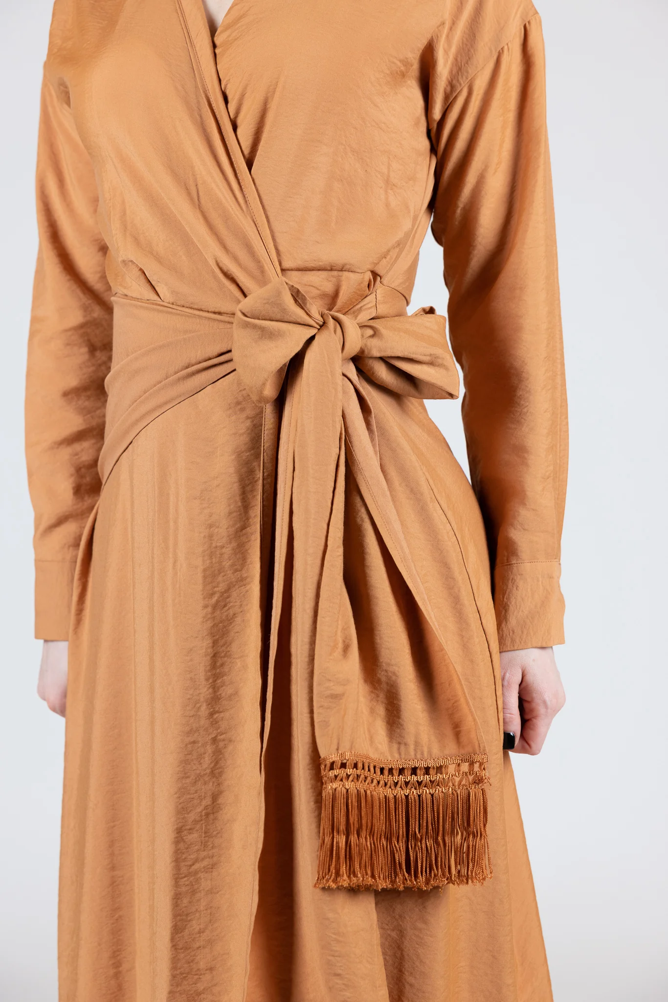 Tassel Wrap Dress Aviva - Image 7
