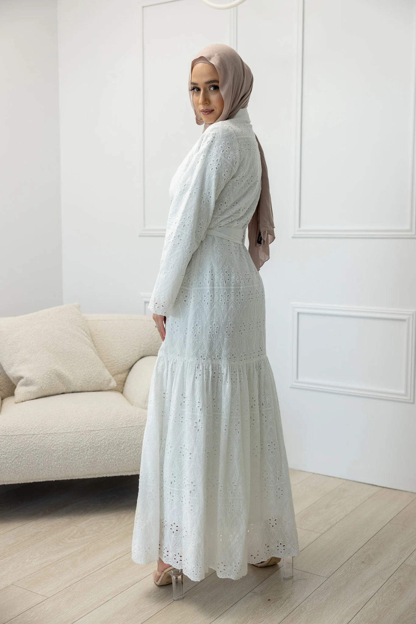 The Crescent Carlene Lace Shirt Dress - Image 2