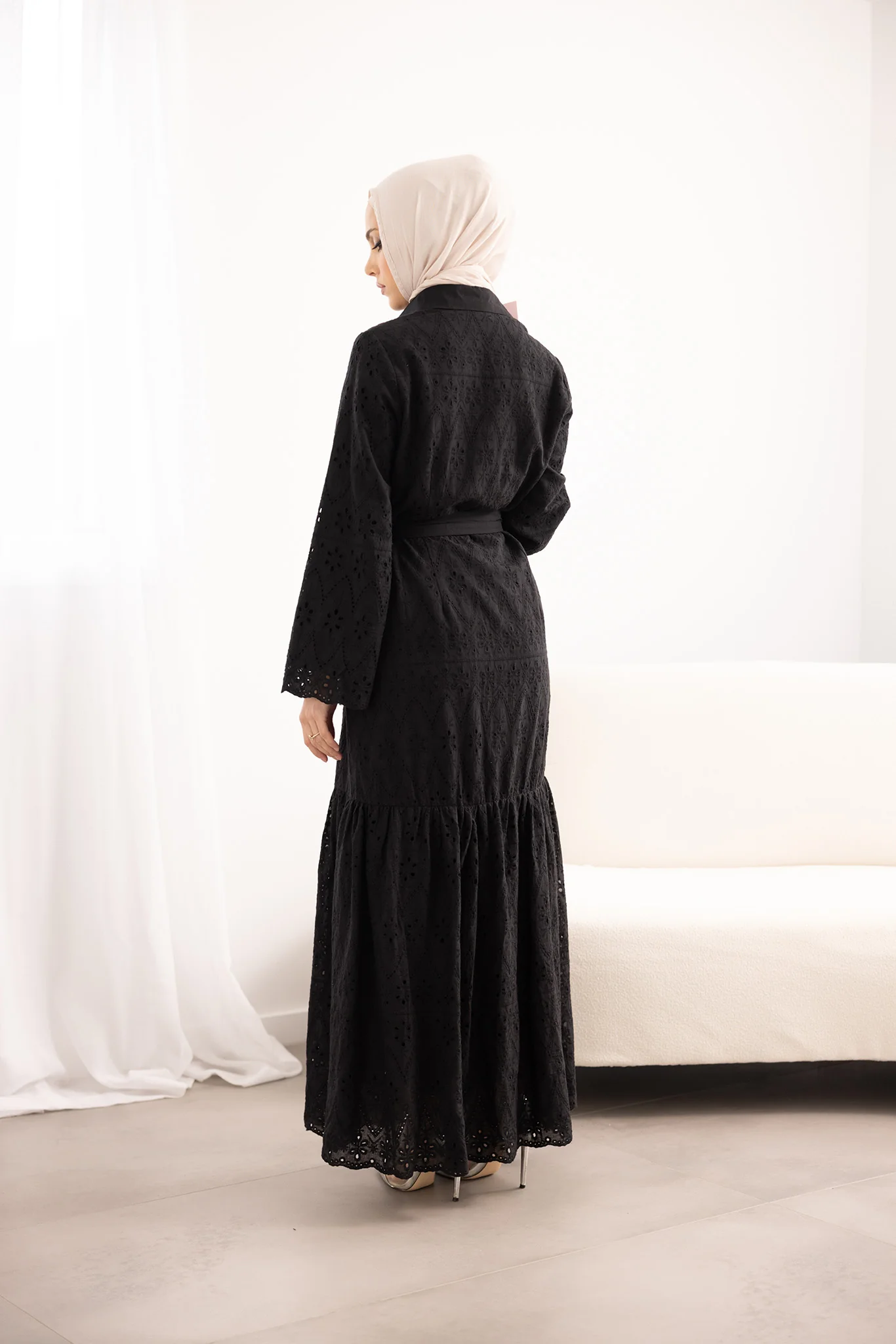 The Crescent Carlene Lace Shirt Dress - Image 6