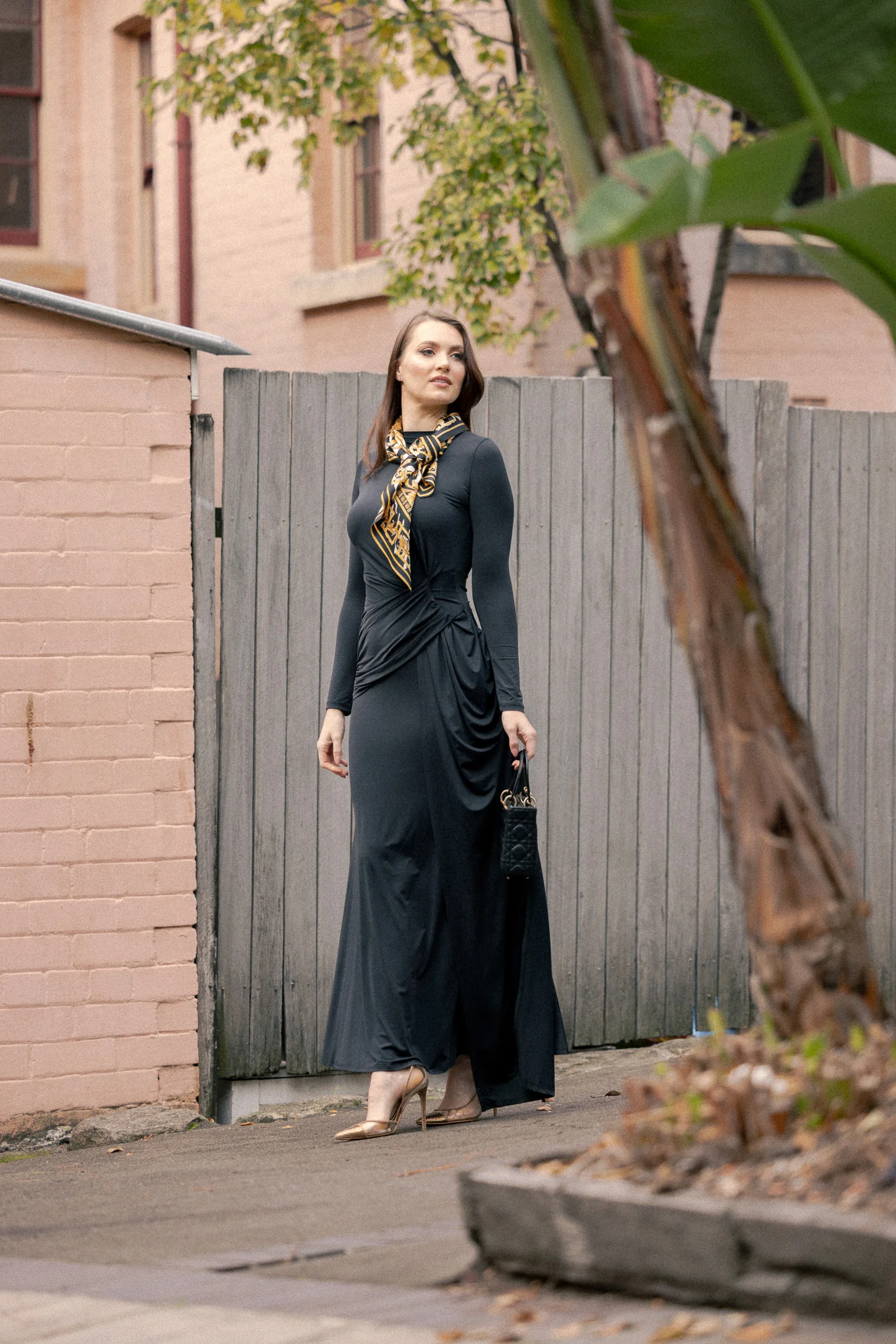 The Crescent Constance Drape Dress - Image 6