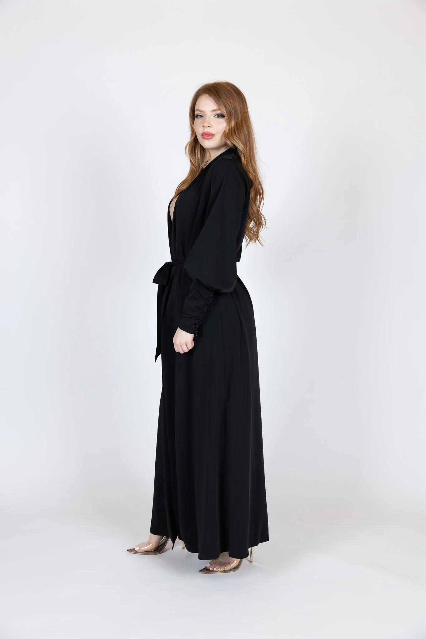The Crescent Faraya Satin Detailed Cardigan - Image 2