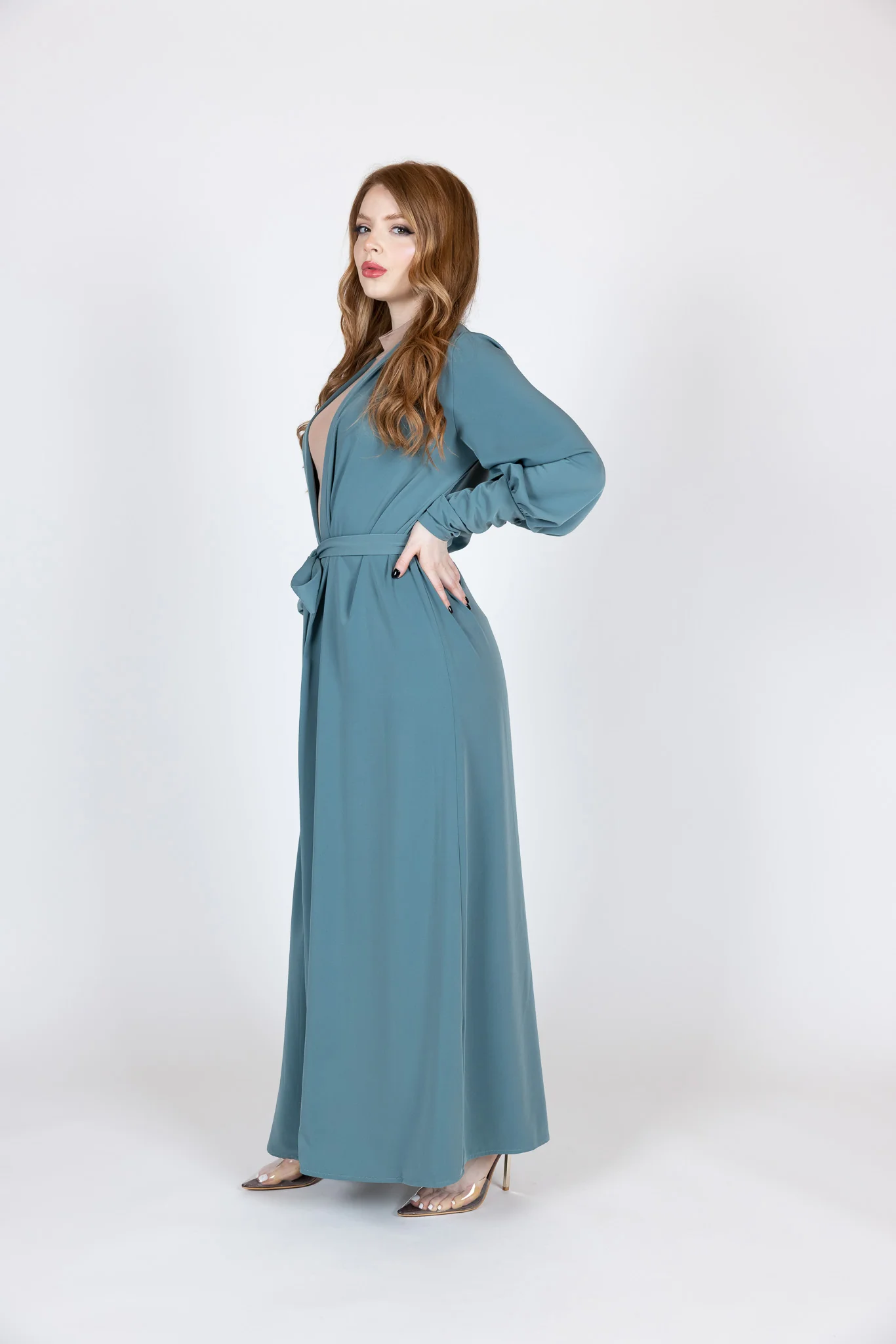The Crescent Faraya Satin Detailed Cardigan - Image 5