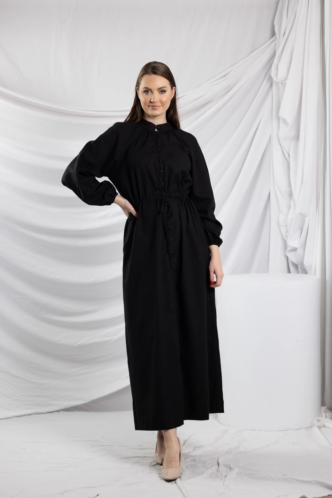 The Crescent Francis Drawstring Maxi Dress - Image 11