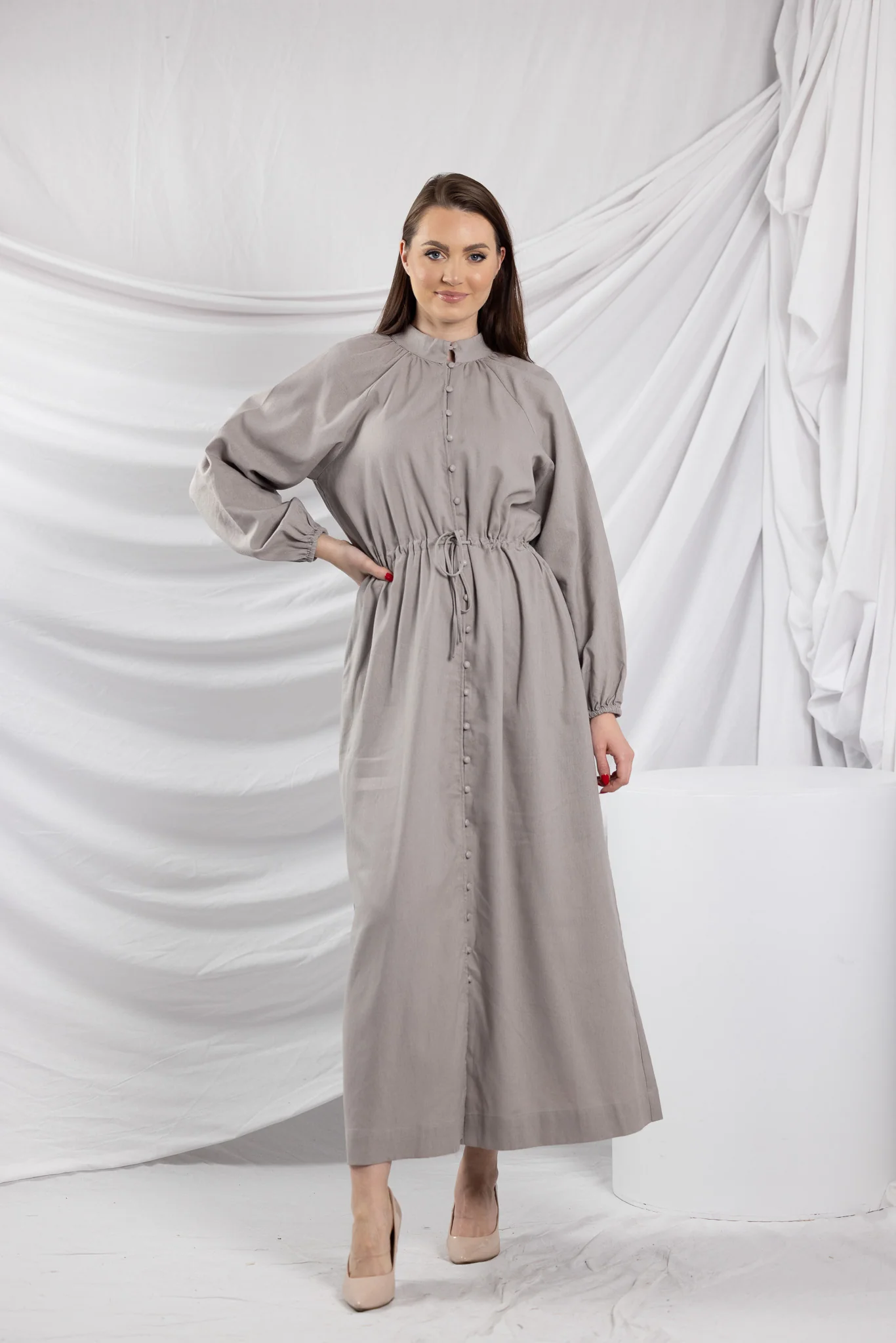 The Crescent Francis Drawstring Maxi Dress - Image 6