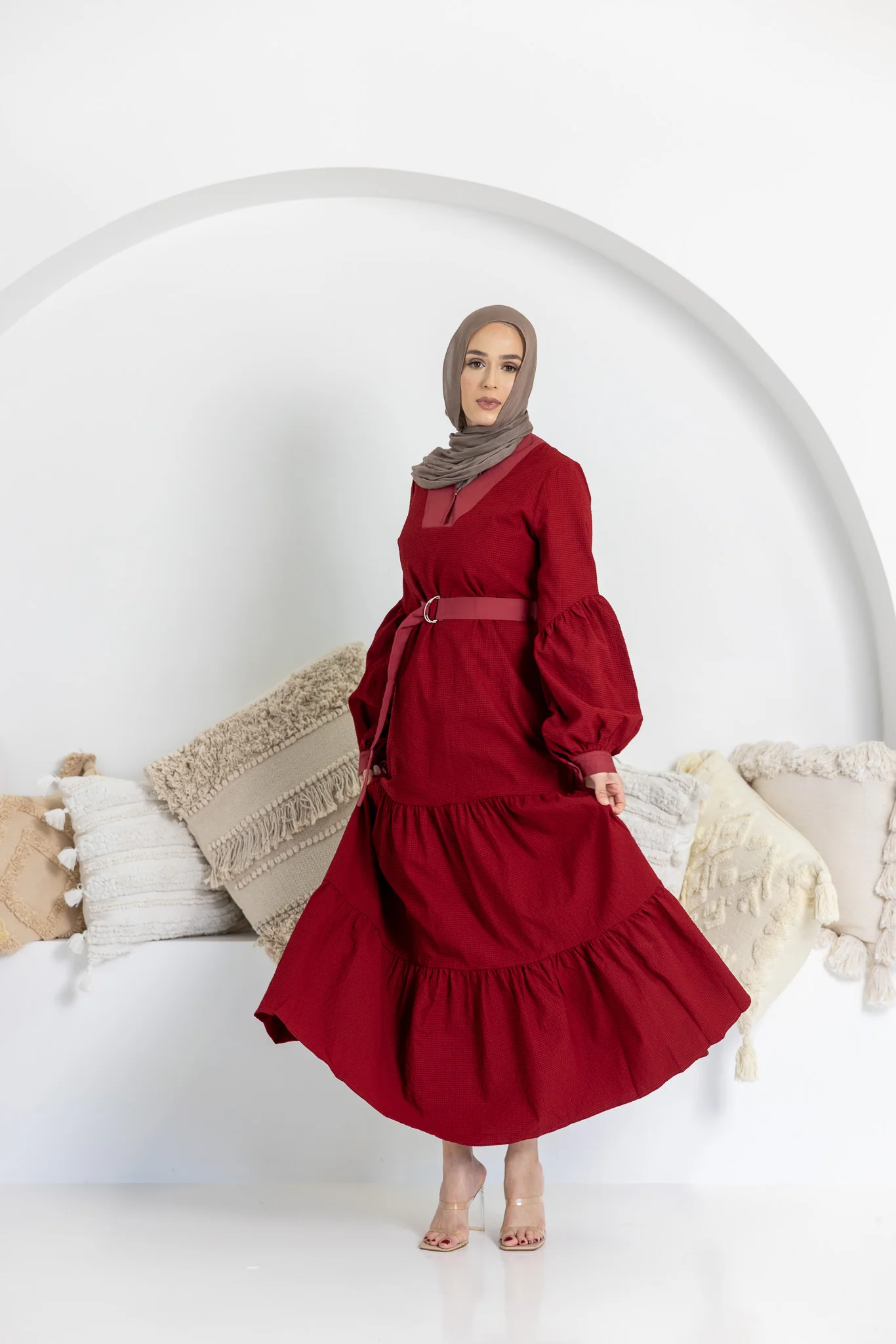The Crescent Haven Detailed Dress - Image 3