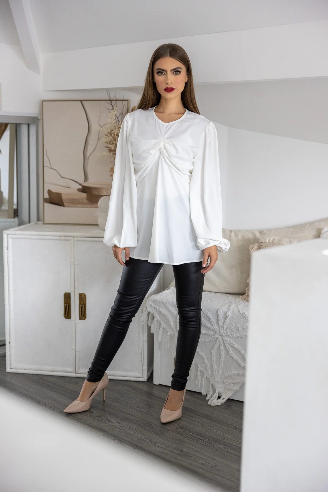 The Crescent Maylah Detailed Blouse
