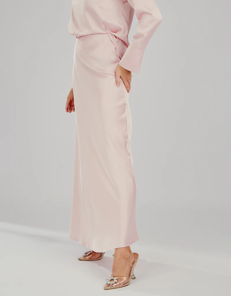 The Crescent Modish Satin Skirt - Light Shades - Image 10