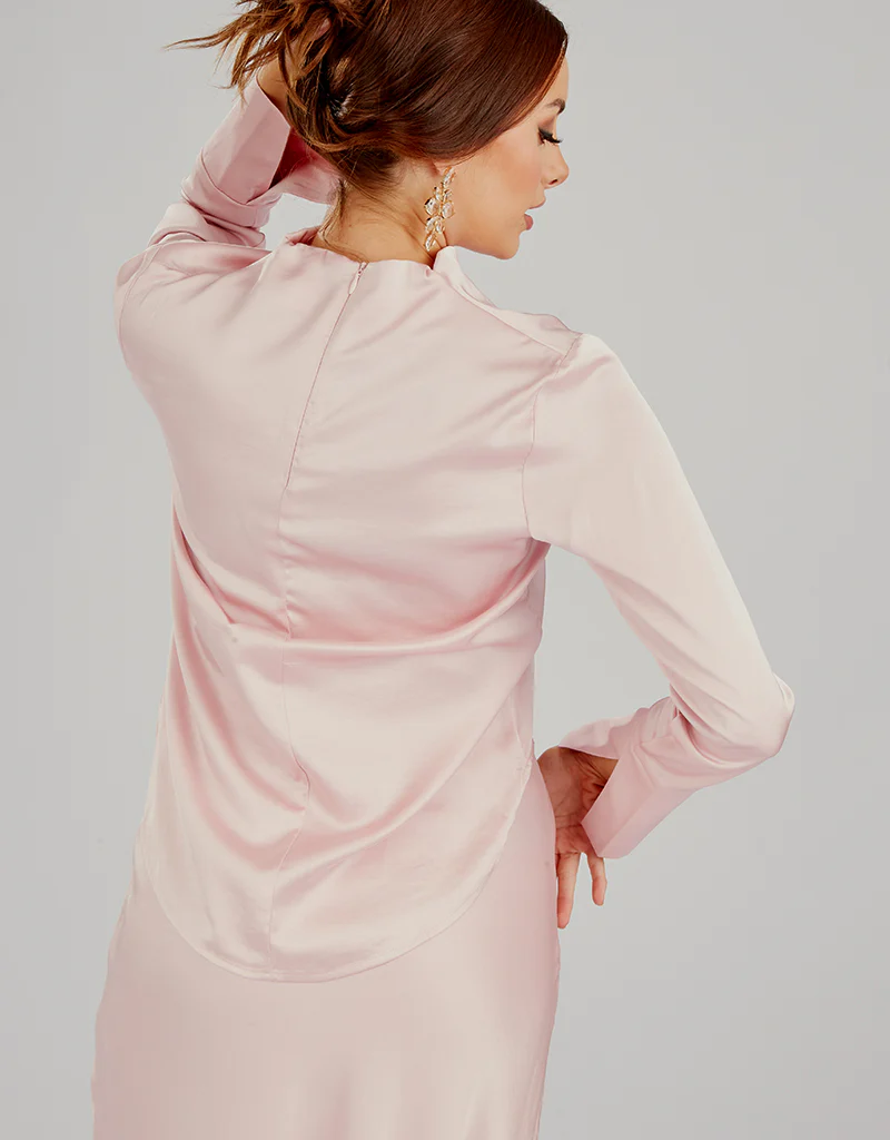 The Crescent Modish Satin Top - Light Shades - Image 21