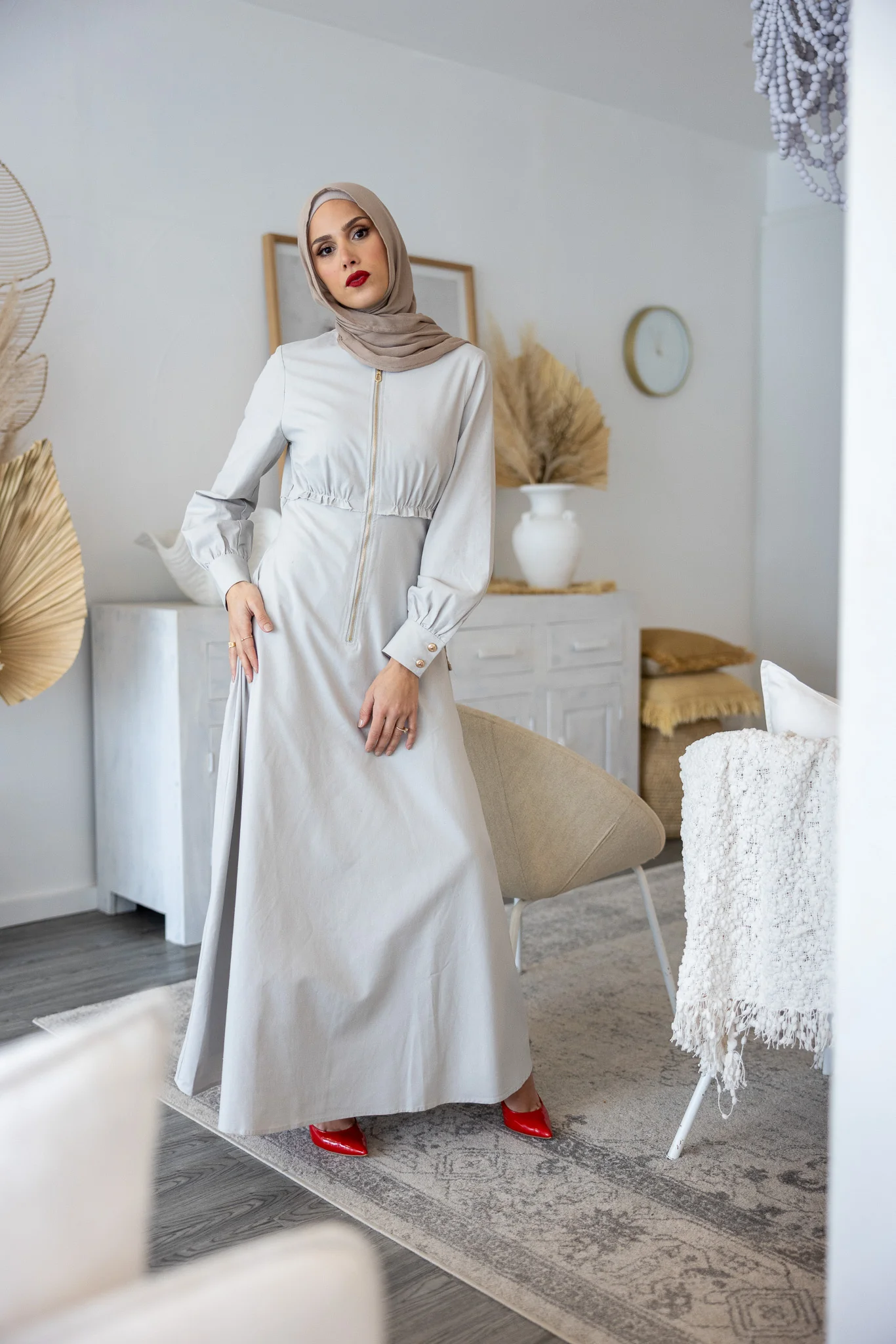 The Crescent Oakley Zip Maxi Dress - Image 3