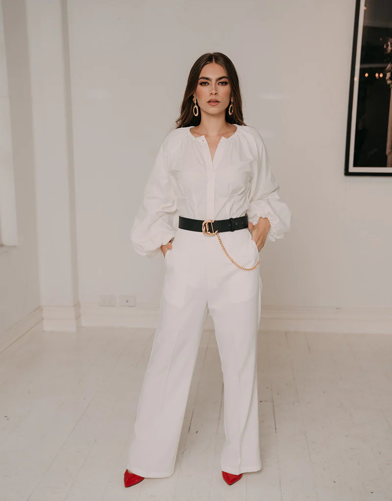 The Crescent Puff Sleeve Shirt - Image 9