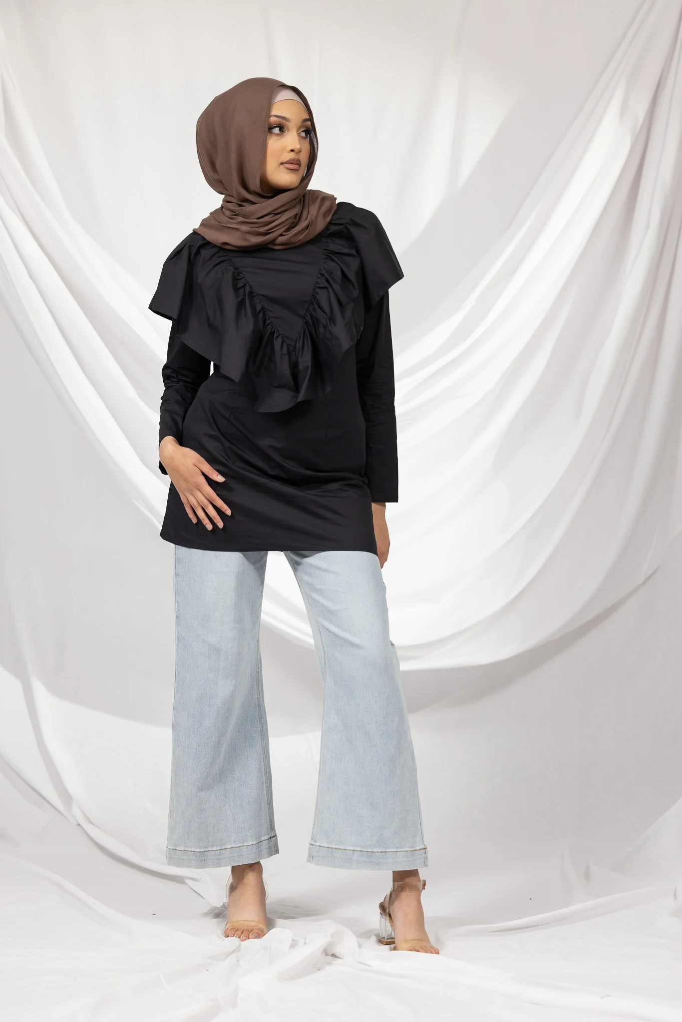 The Crescent Rosabel Ruffle Top - Image 4