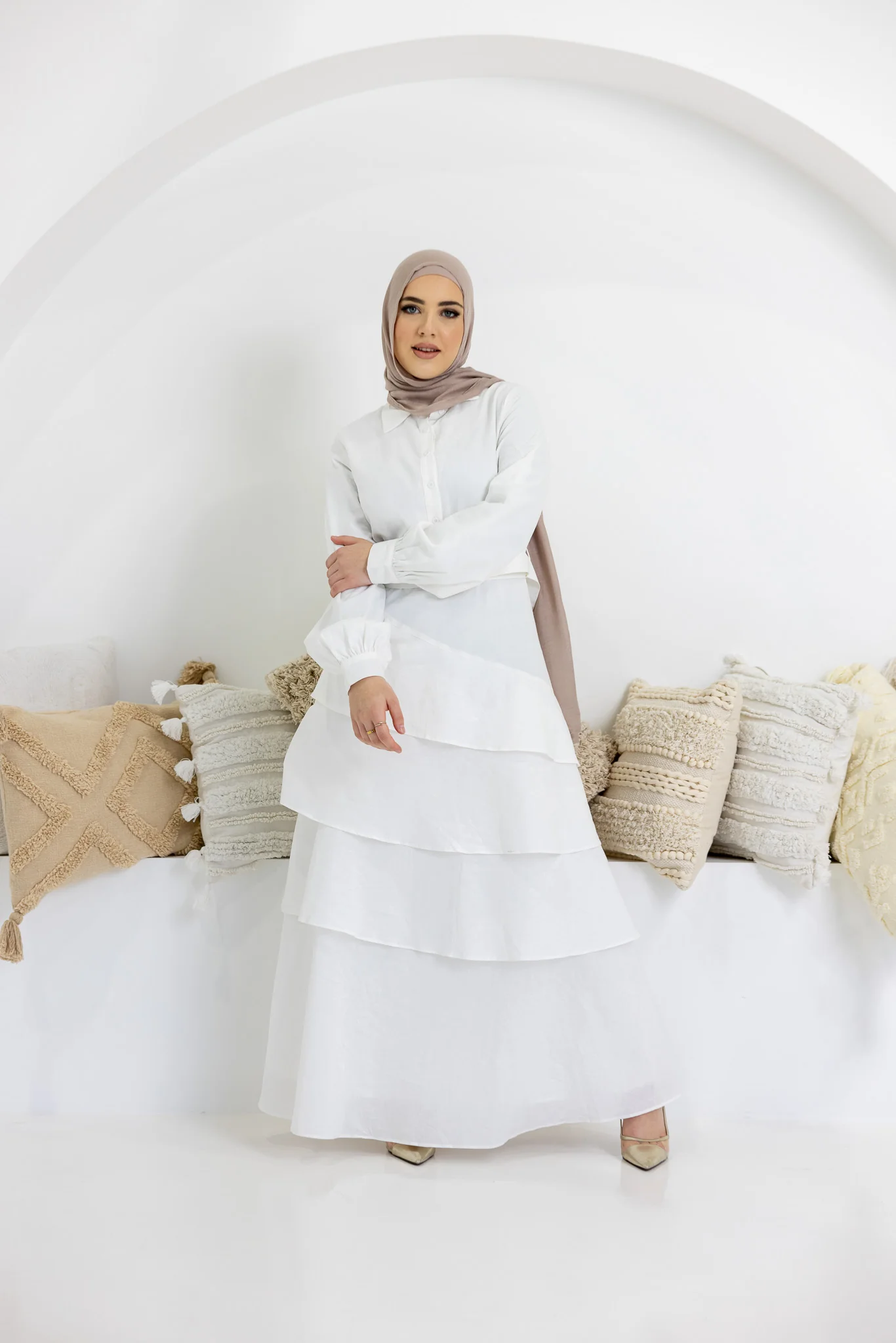 The Crescent Sephora Tiered Dress - Image 4