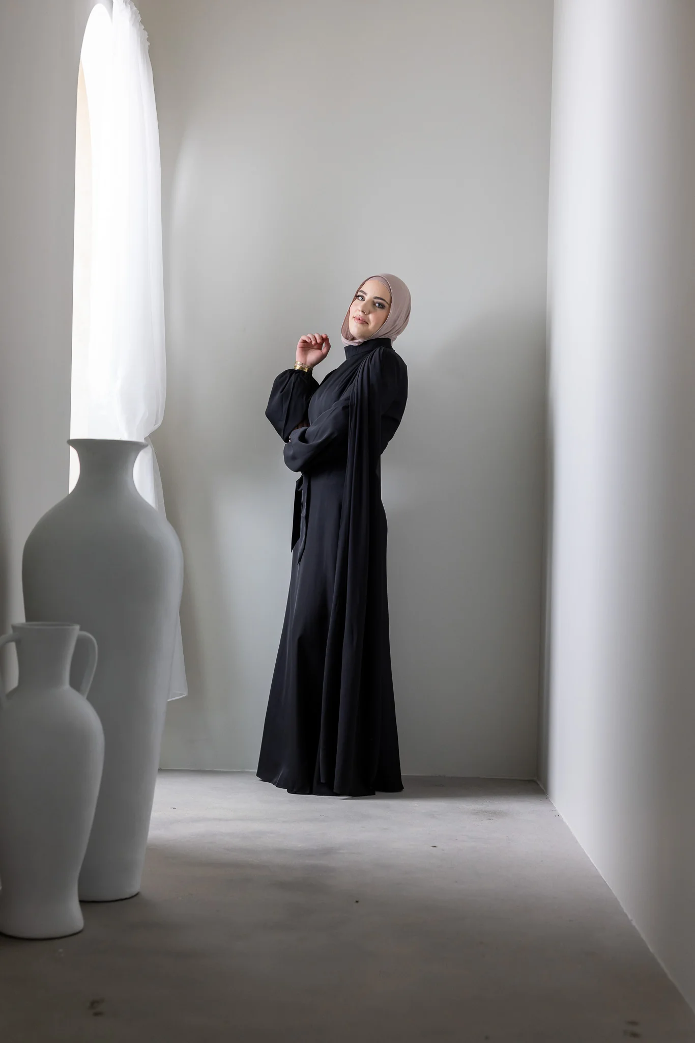 The Crescent Sundar Drape Dress - Image 7