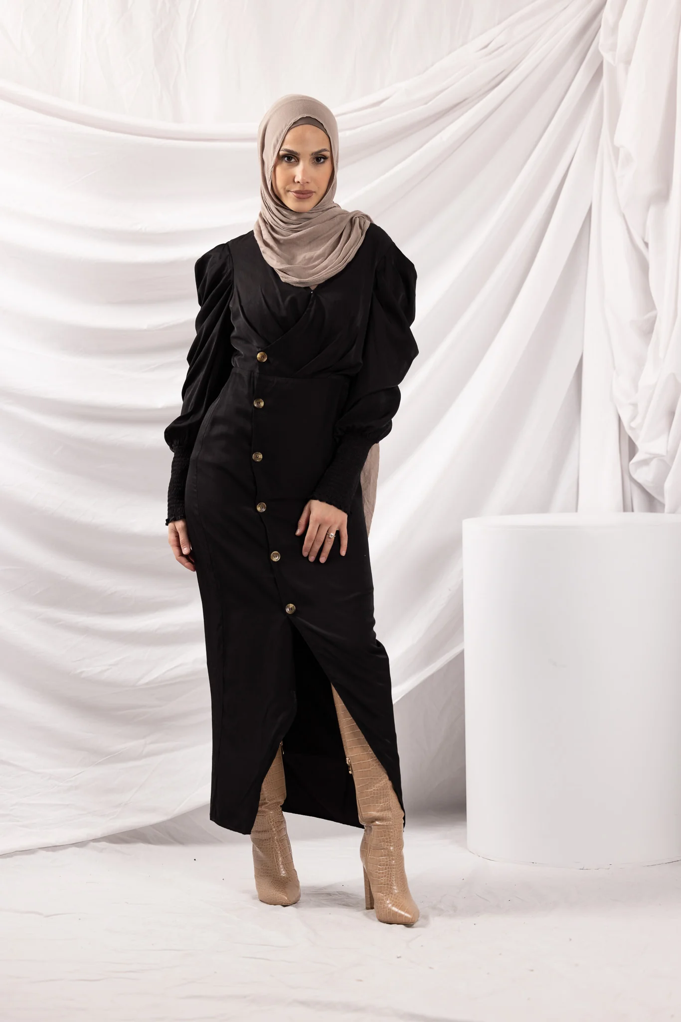 The Crescent Vernal Puff Sleeve Dress - Image 4