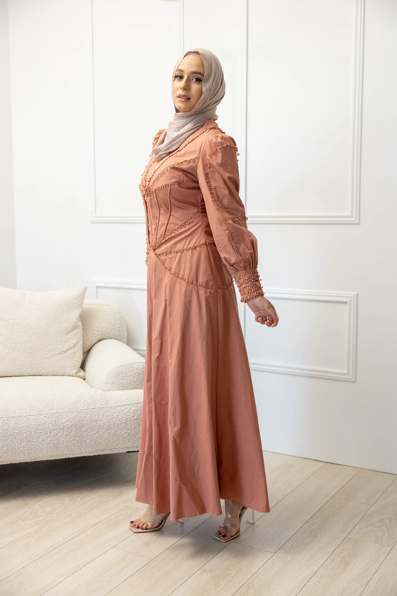 The Crescent Zelia Lace Detailed Dress - Image 2
