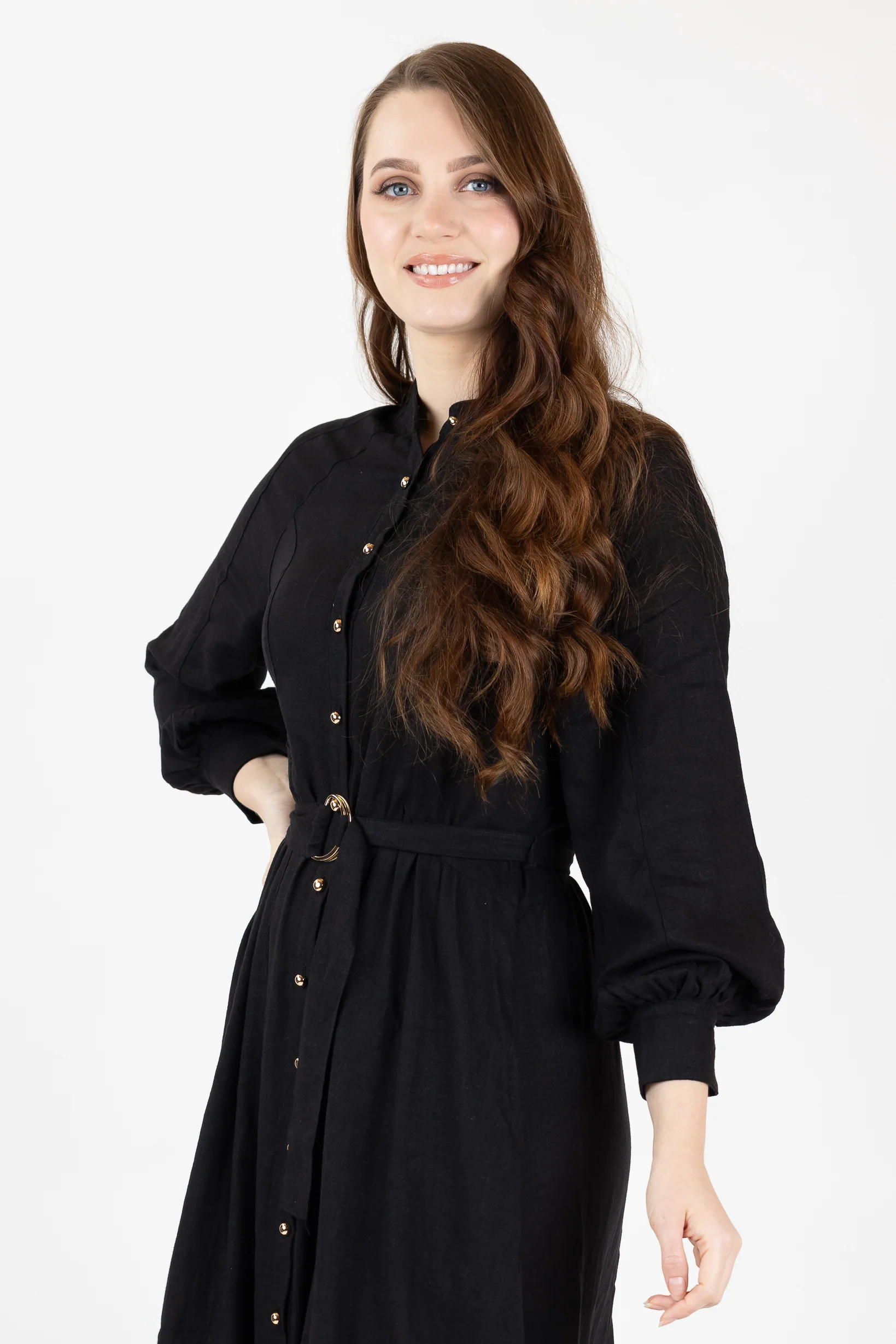 The Grand Adella Linen Maxi Dress - Image 11