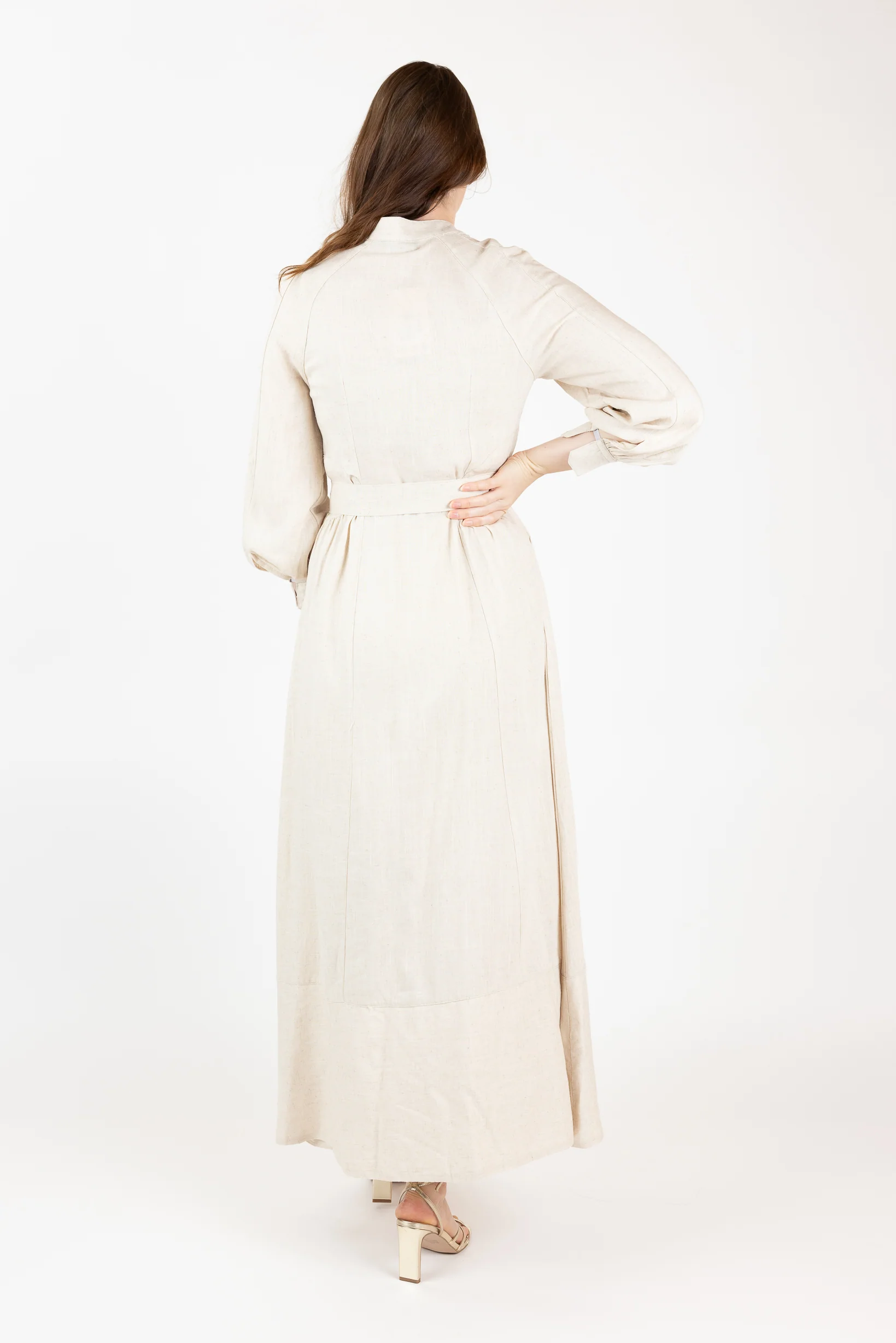 The Grand Adella Linen Maxi Dress - Image 16