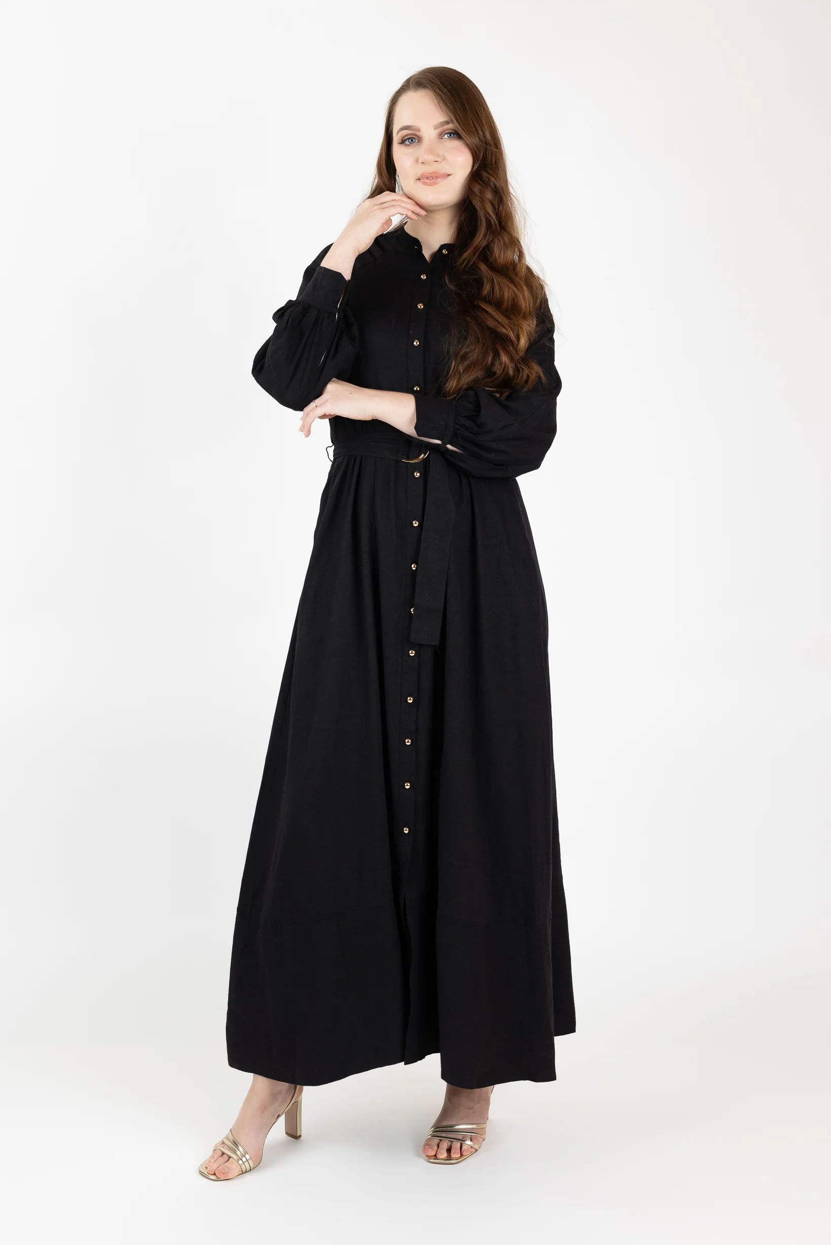 The Grand Adella Linen Maxi Dress - Image 8