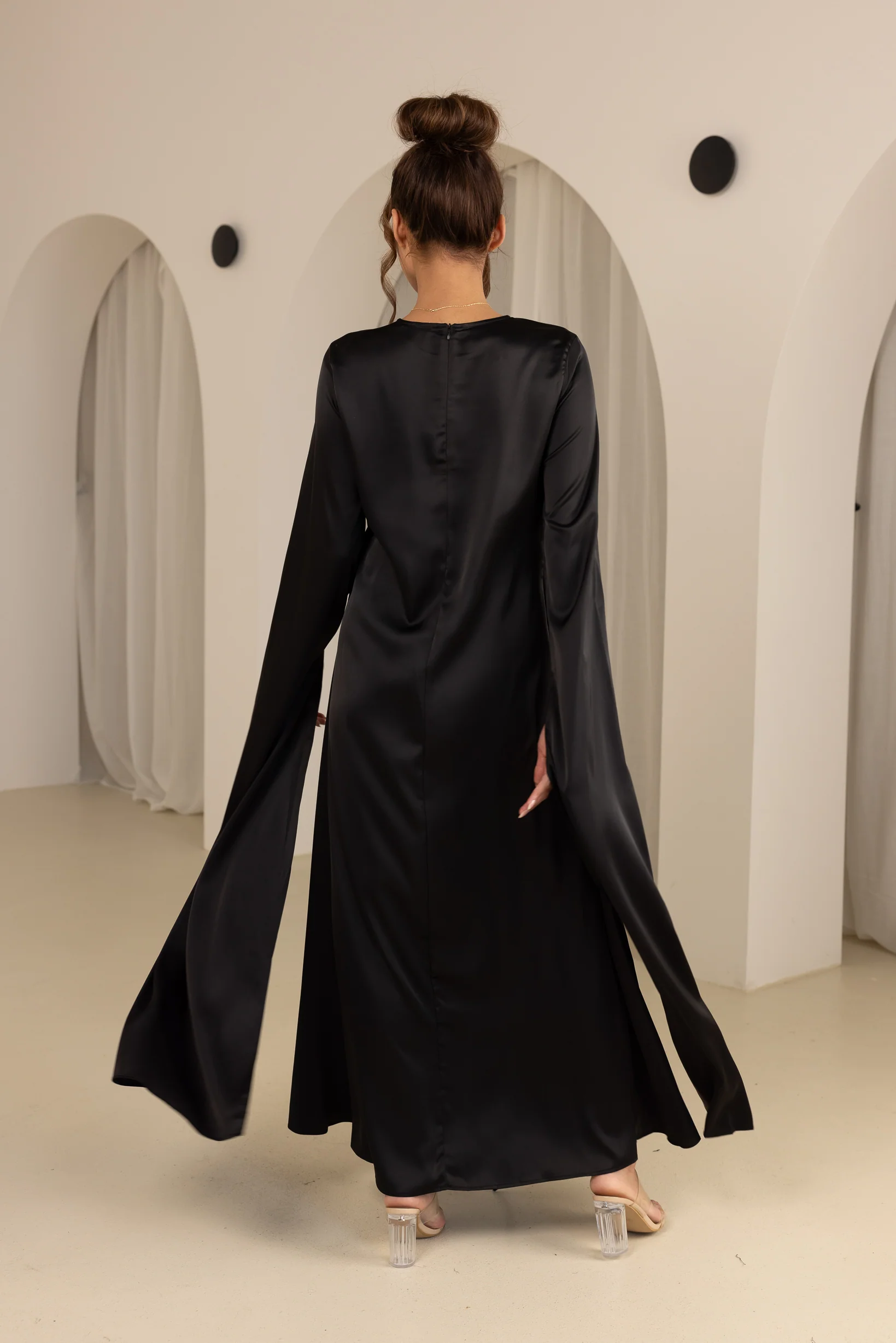 The Grand Diyana Drape Sleeve Dress - Image 12