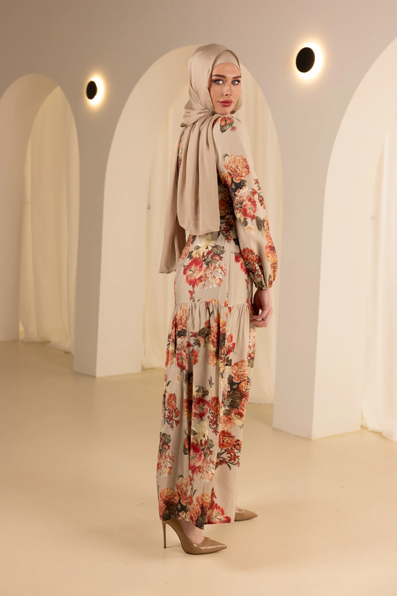 The Grand Flora Tie Maxi Dress - Image 5