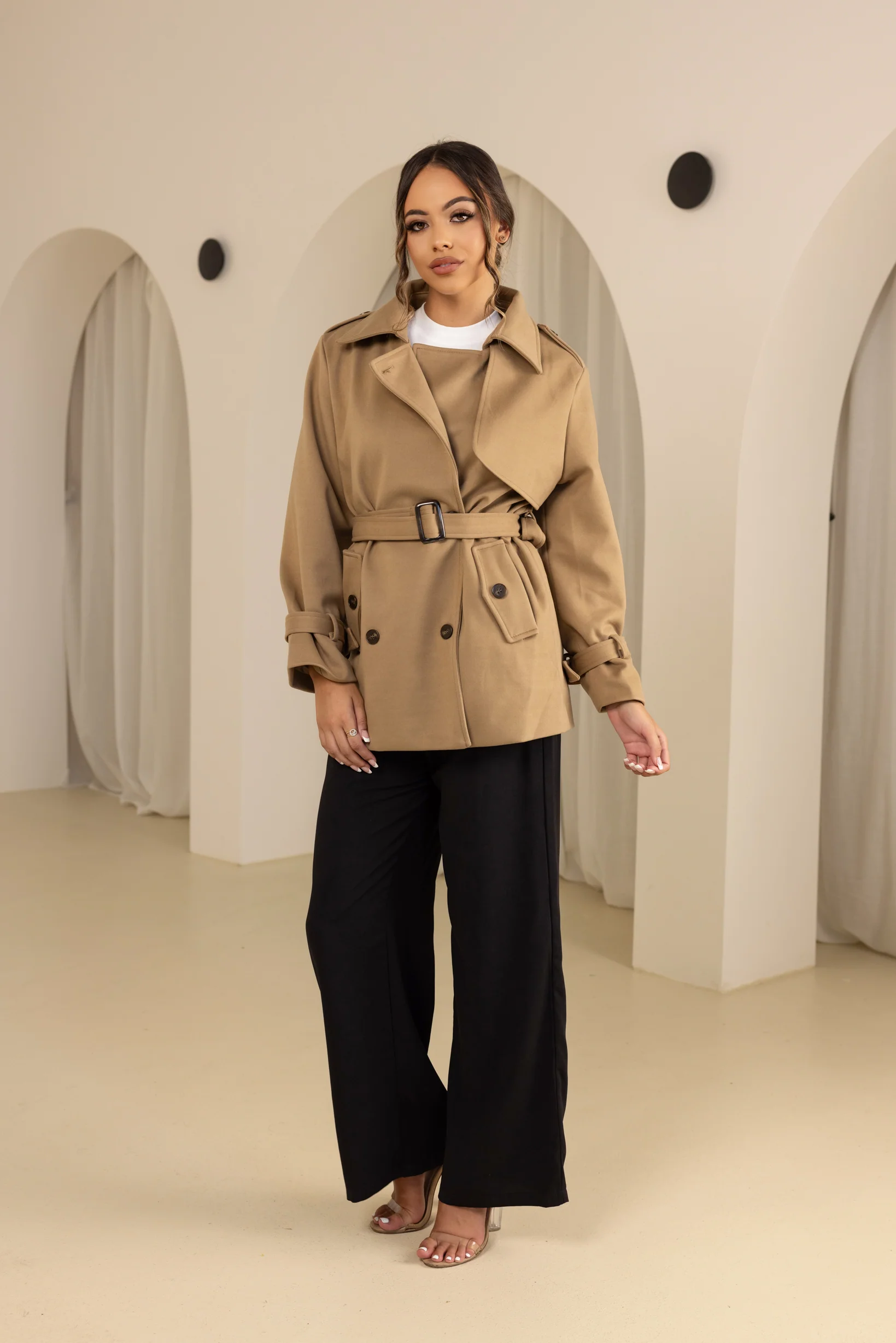The Grand Latoya Trench Coat - Image 10