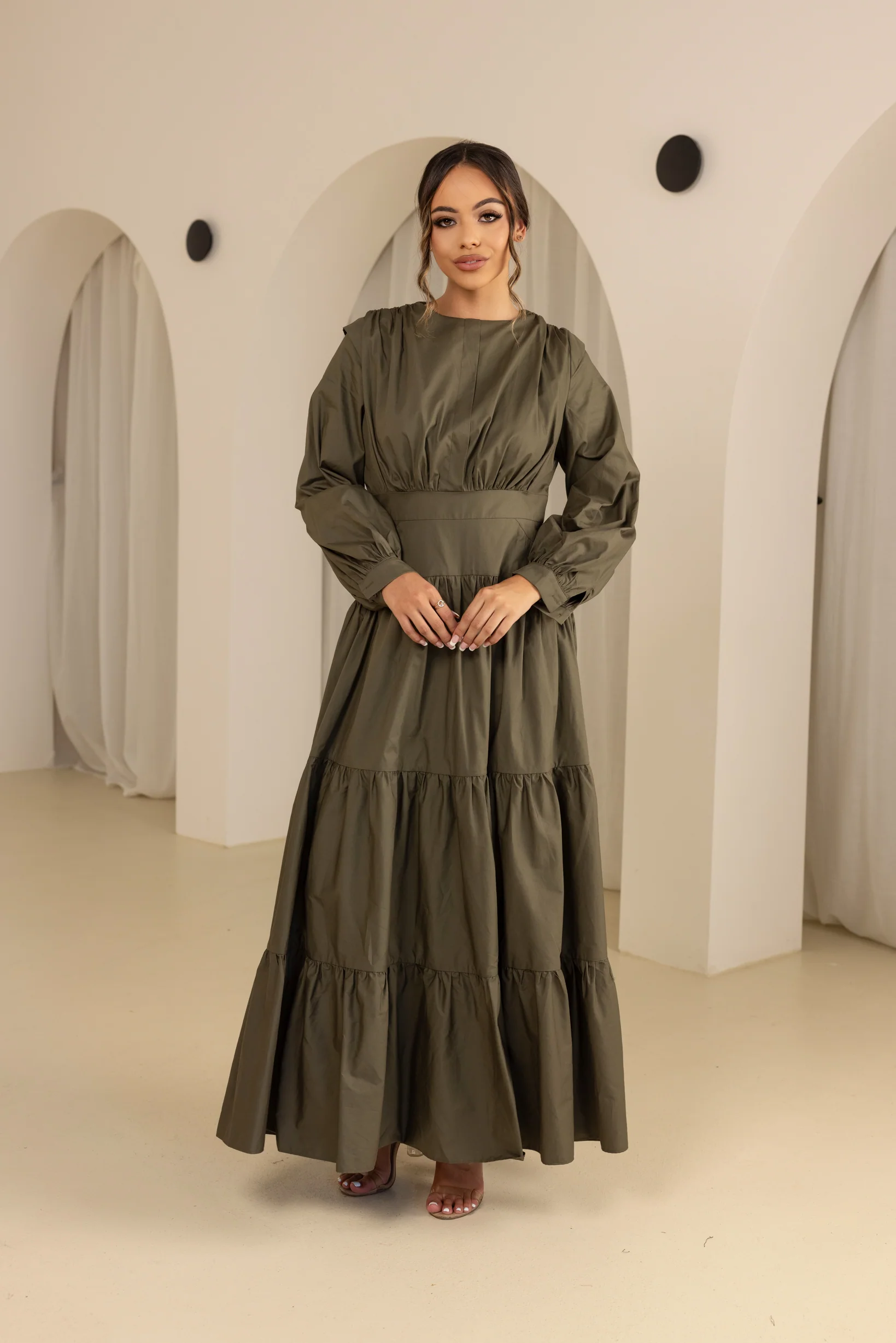 The Grand Mulier Tiered Dress - Image 8