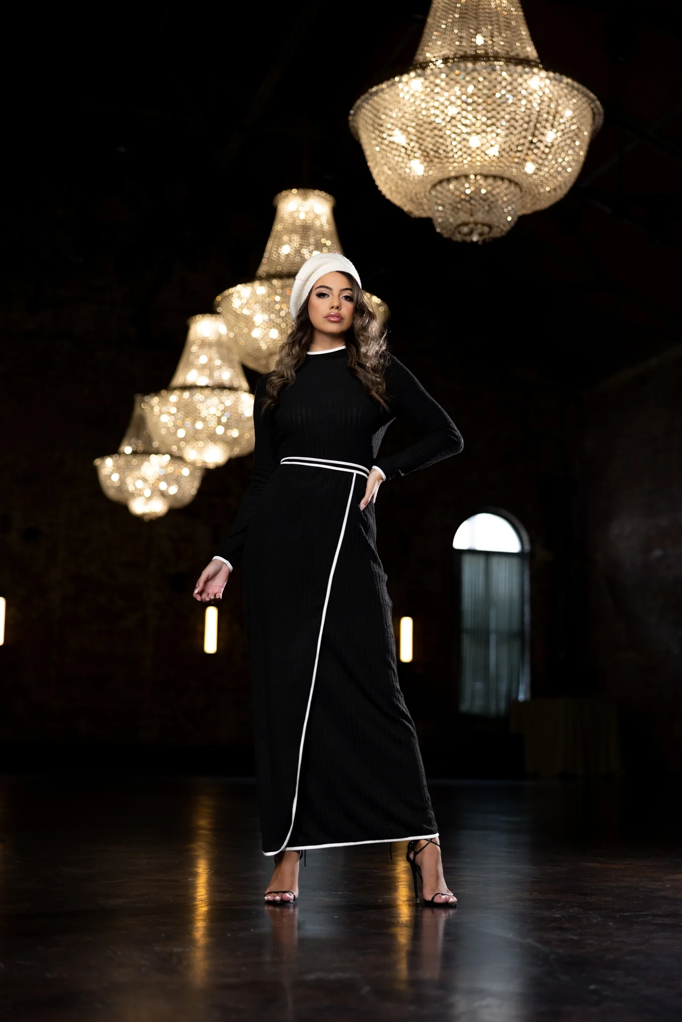 The Grand  Piping Knit Dress - Image 7