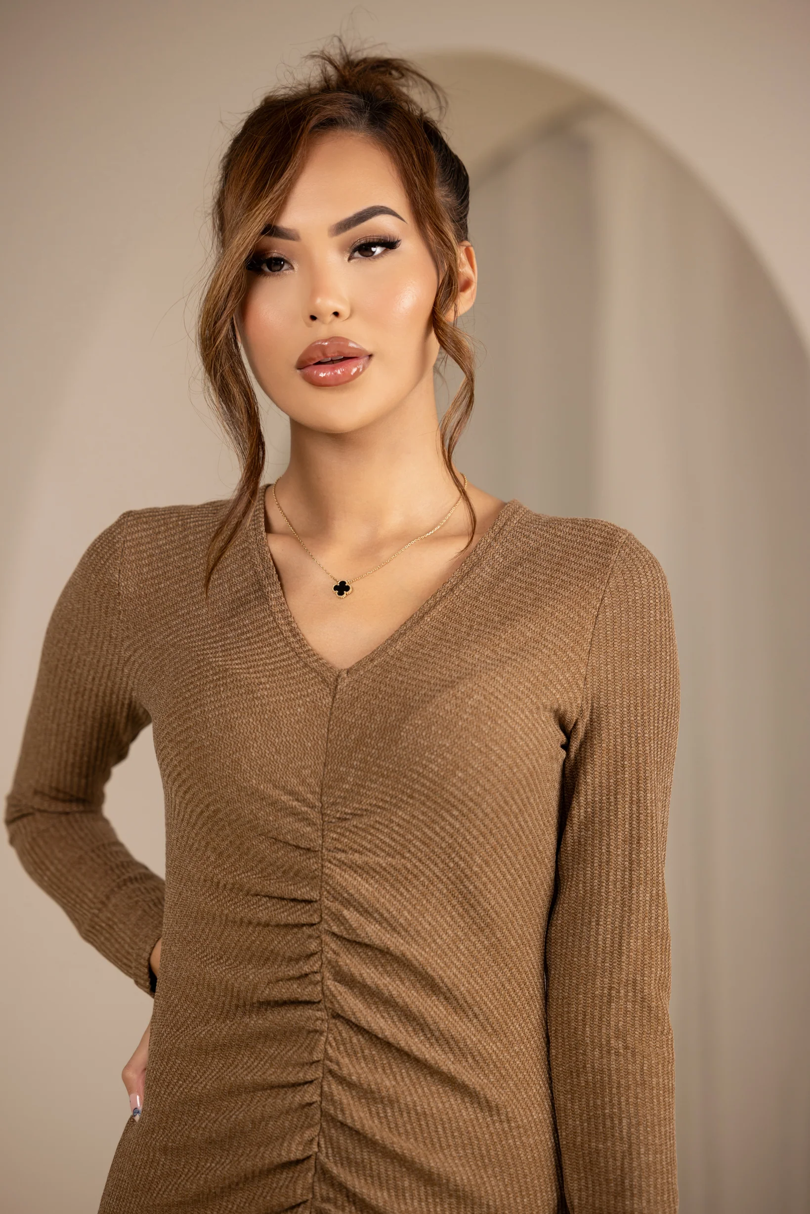 The Grand Ruche Dress - Image 3