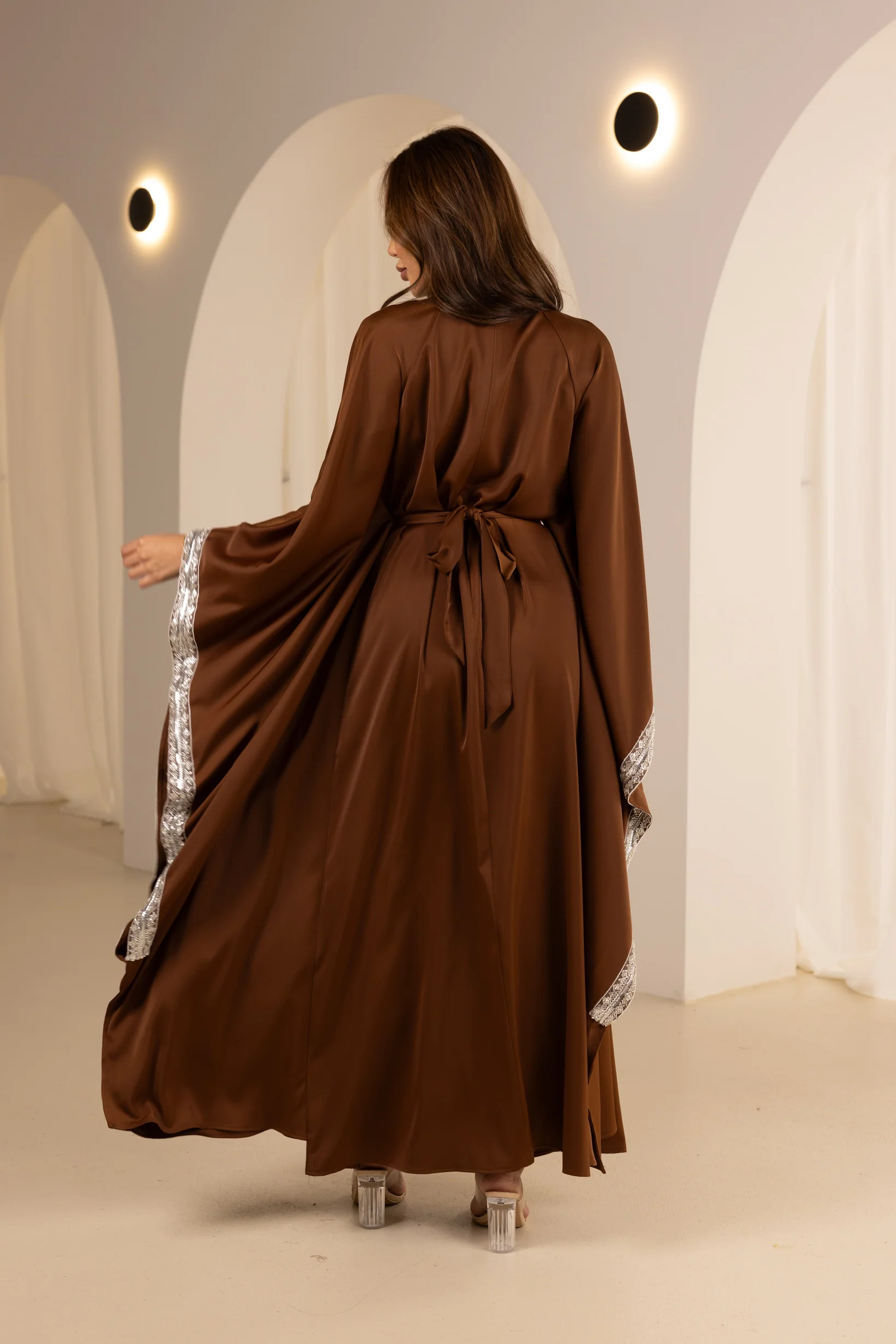 The Grand Sabina Detailed Kaftan - Image 21