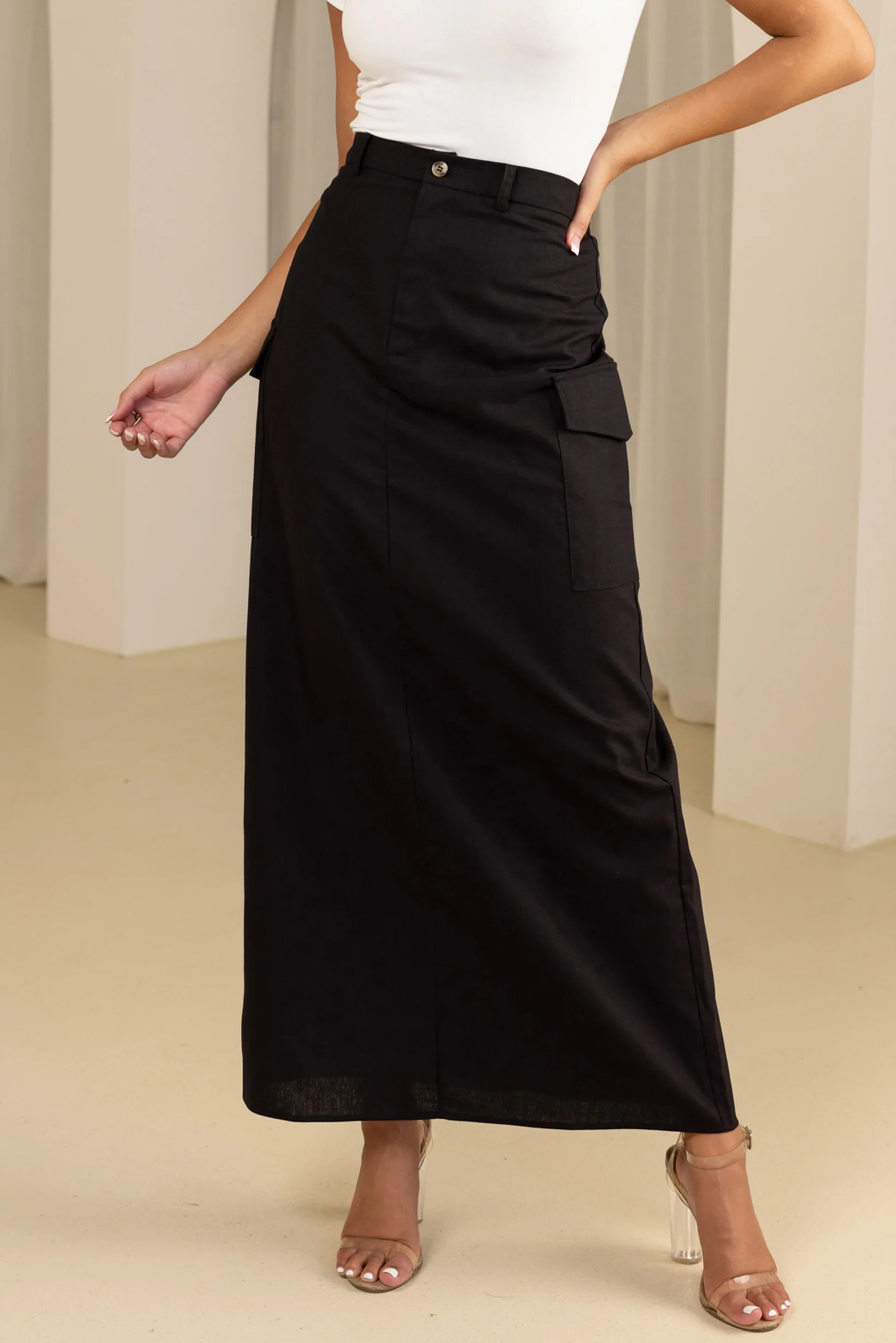 The Grand Utility Maxi Skirt - Image 5