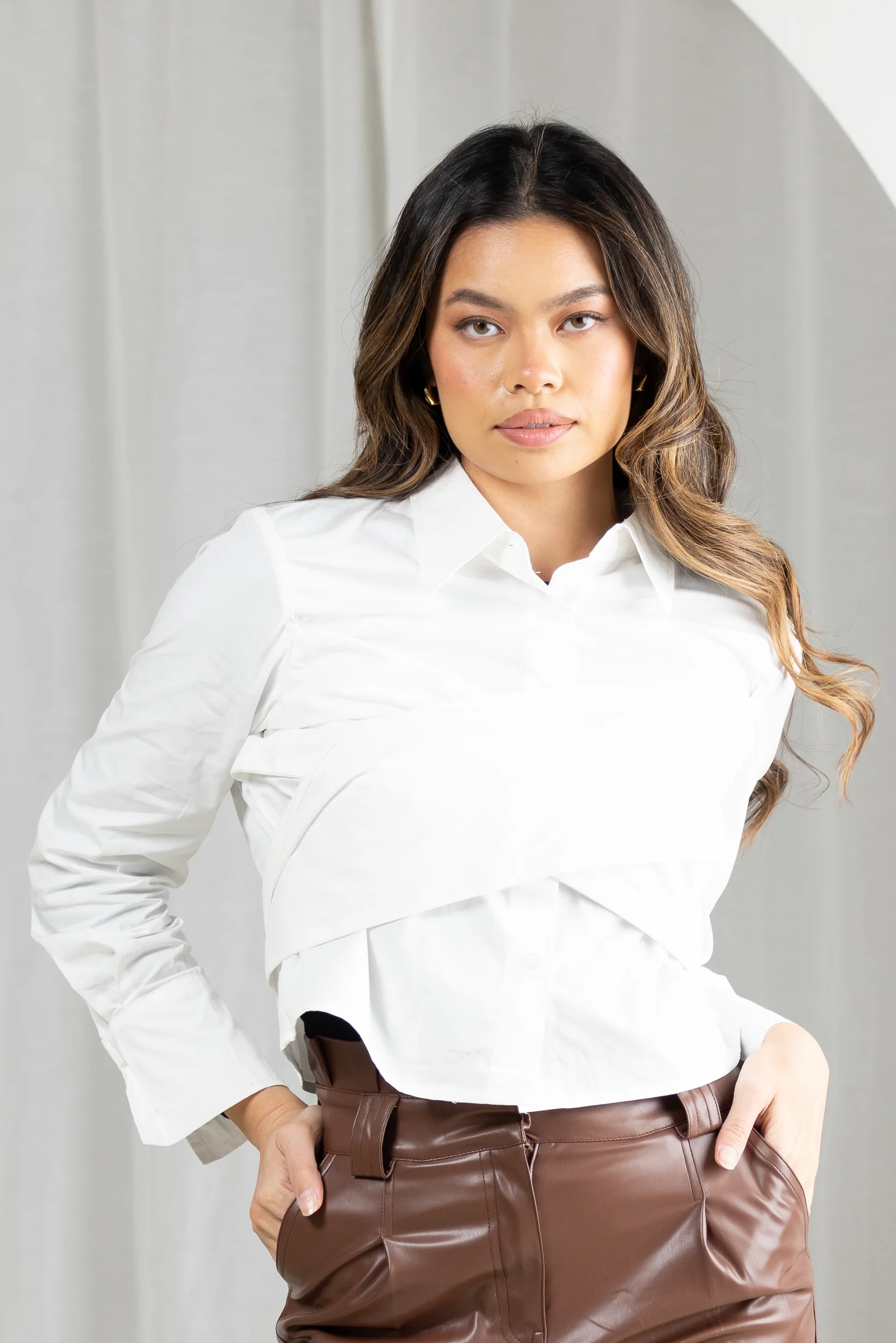 Tia Tie Back Shirt