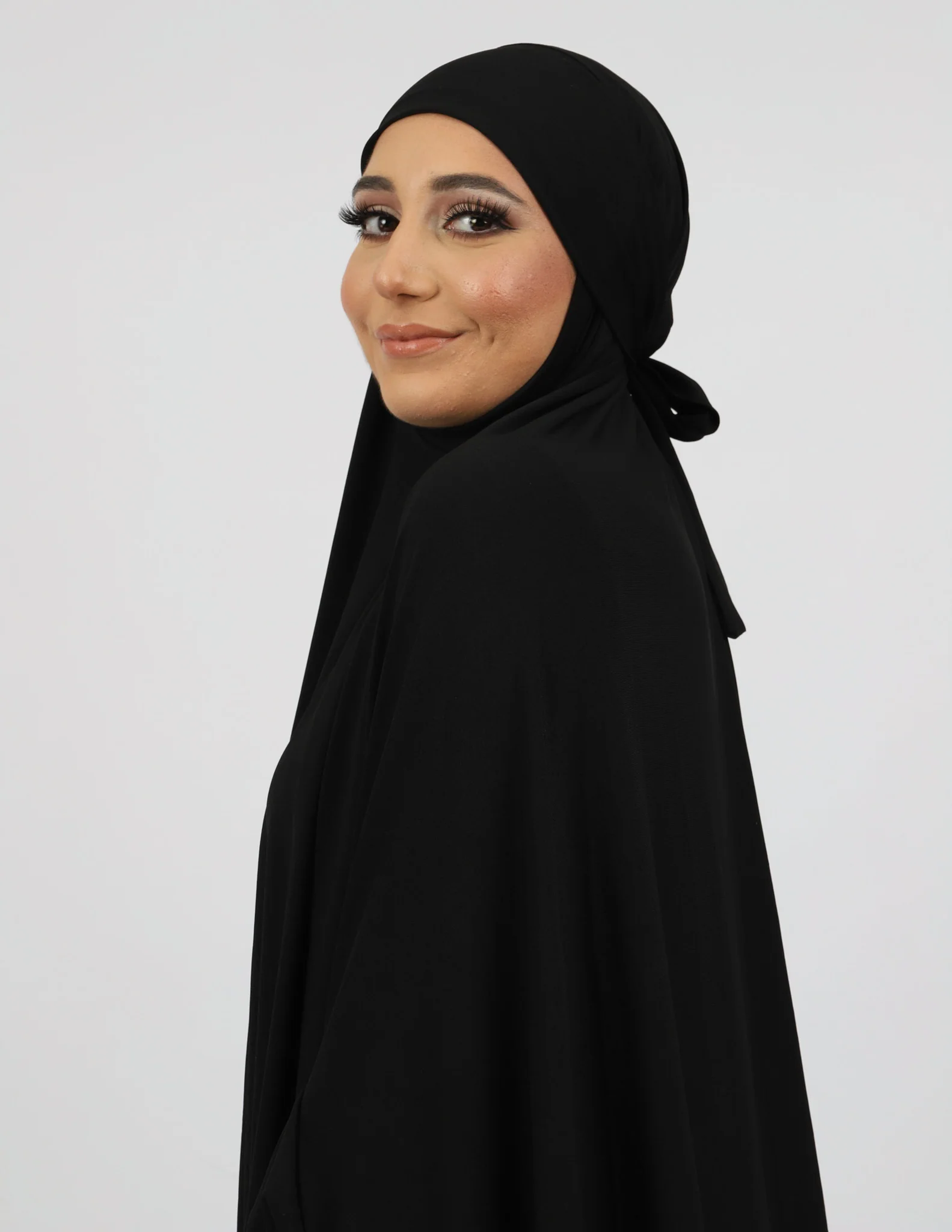 Tie Back Jilbab Sleeves - Shades of Black - Image 13
