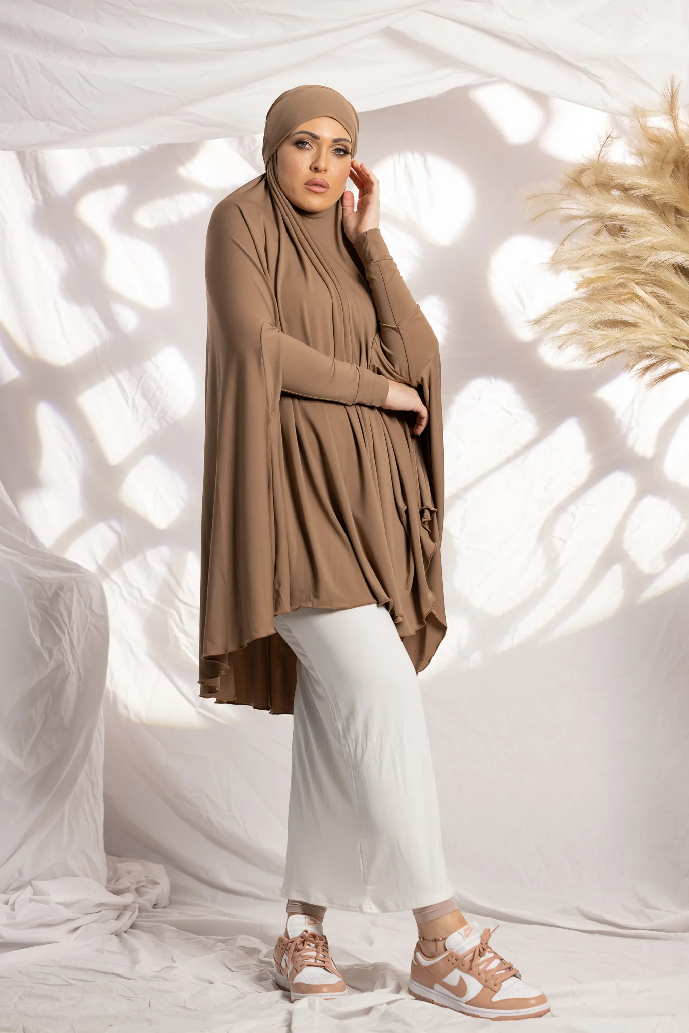 Tie Back Jilbab Sleeves - Shades of Nude - Image 16