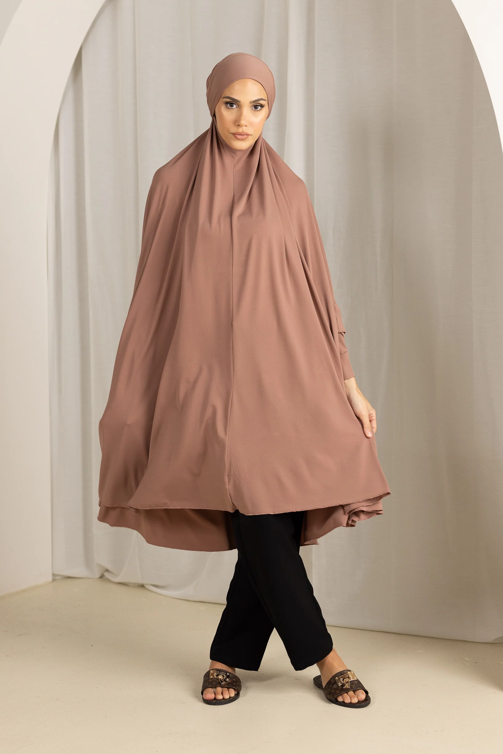 Tie Back Jilbab Sleeves - Shades of Pink - Image 2